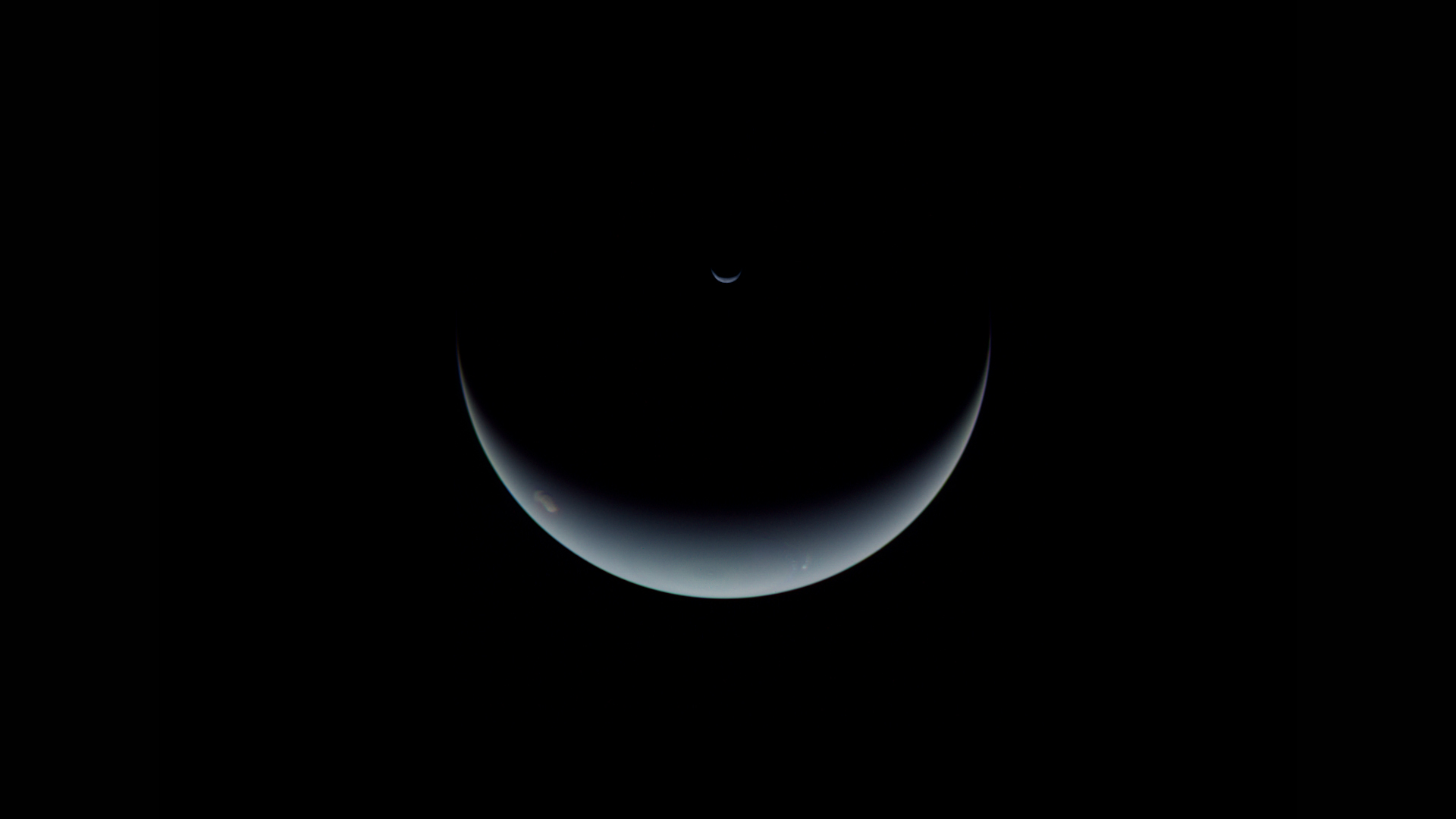 宇宙,星球,月牙