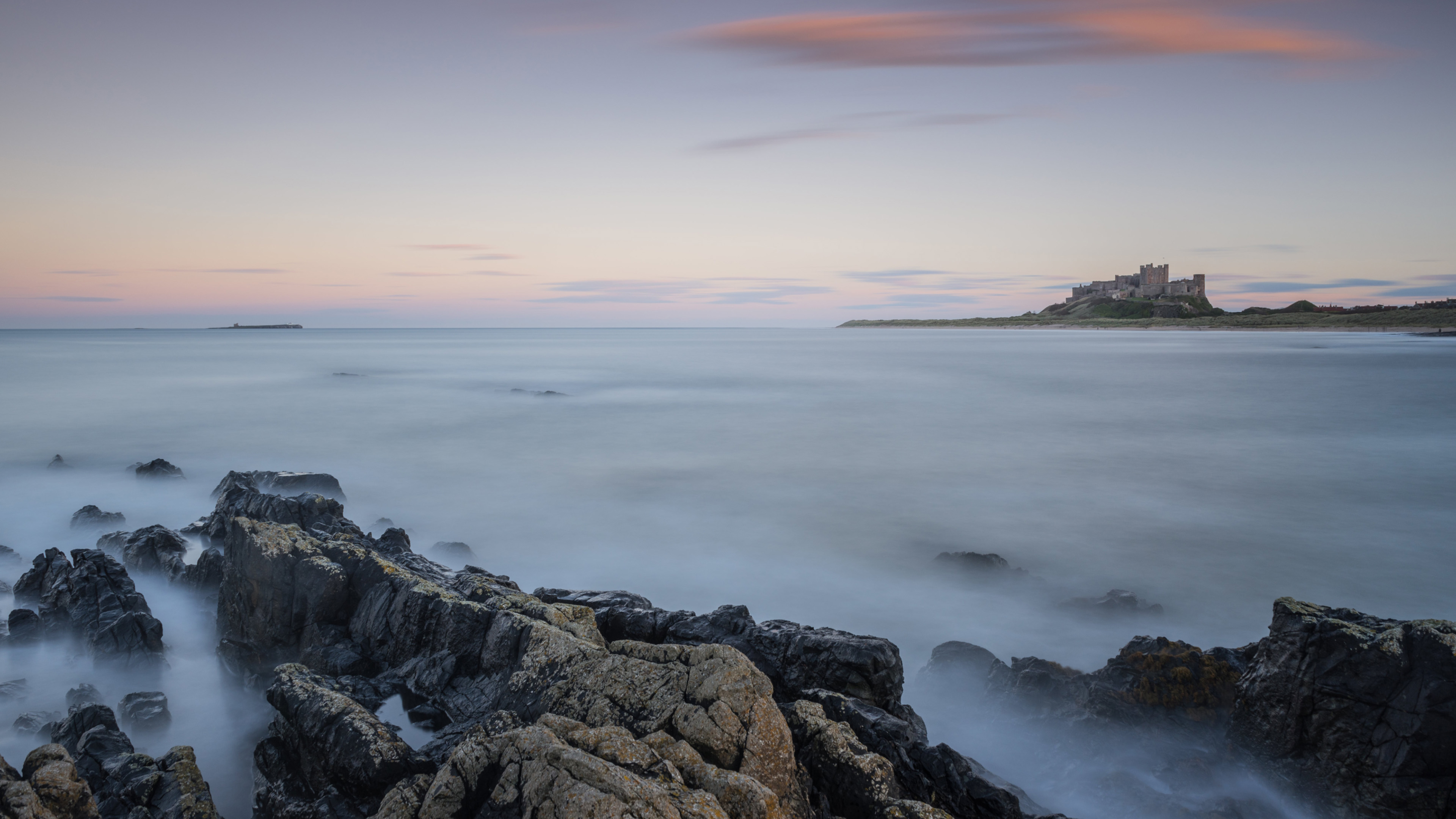 海洋天堂,礁石,雾,承包,若隐若现