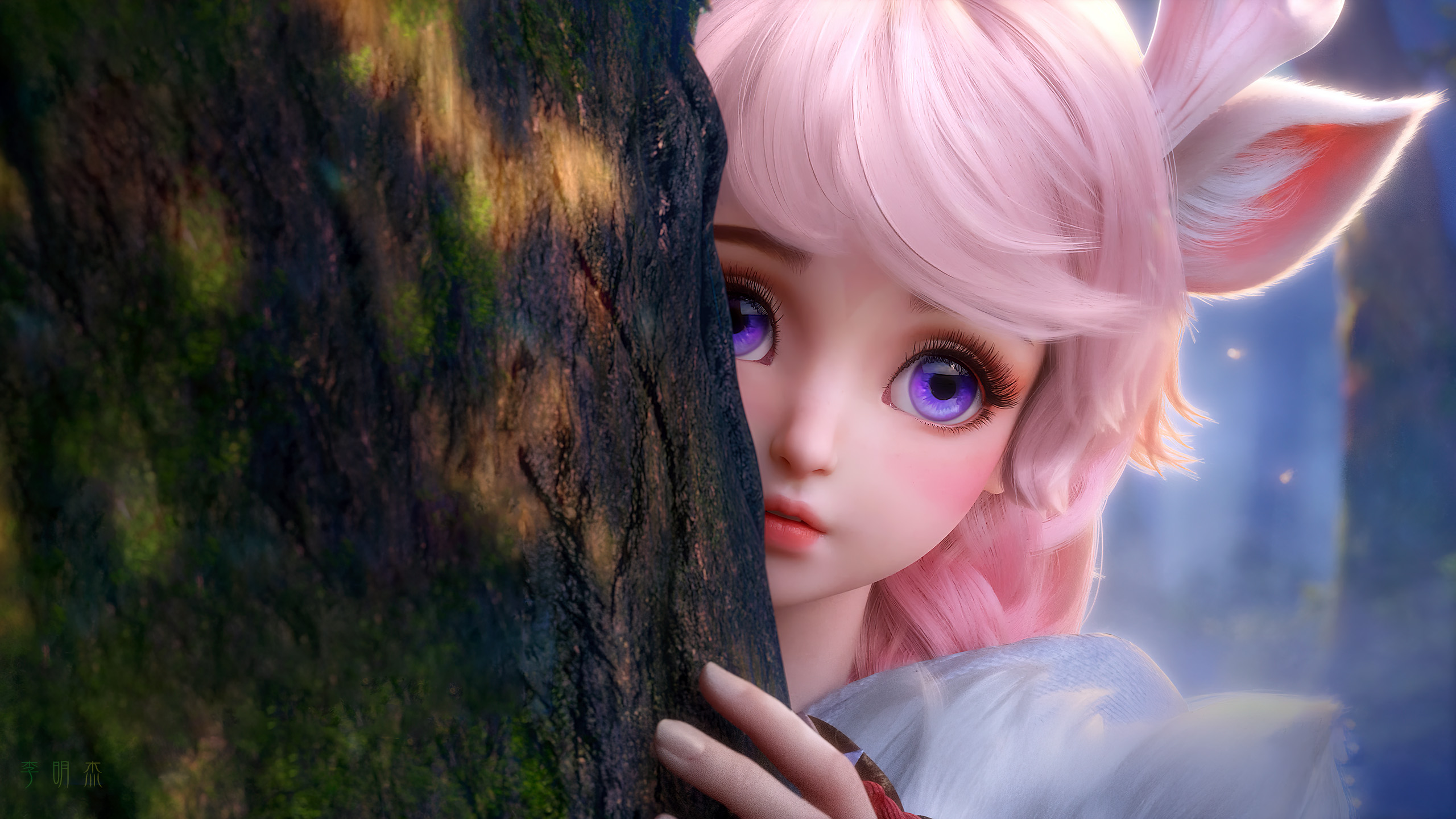 王者荣耀,妲己,大眼睛,狐狸