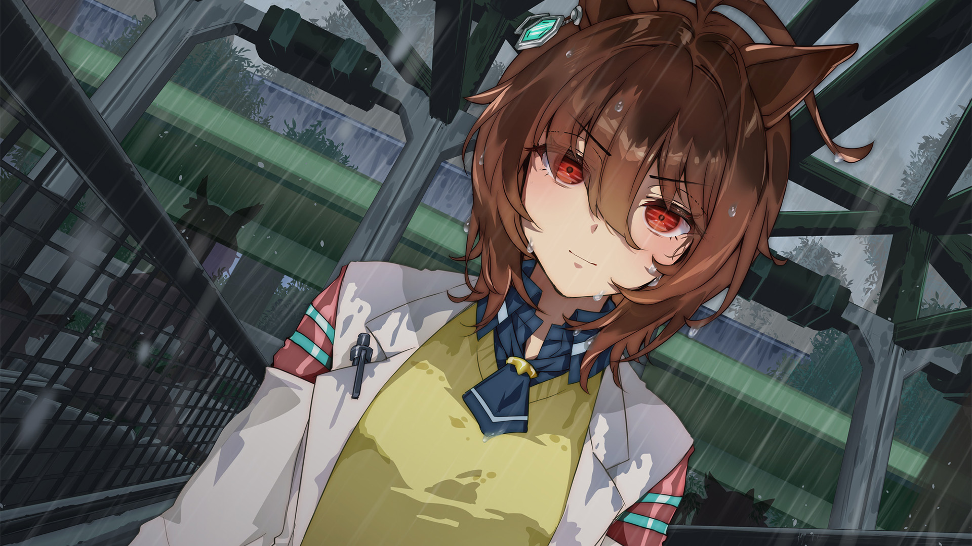 下雨天,兽耳女孩,制服