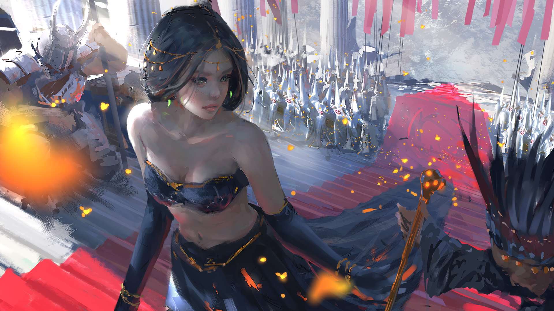 鬼刀,风铃公主,骑士,台阶