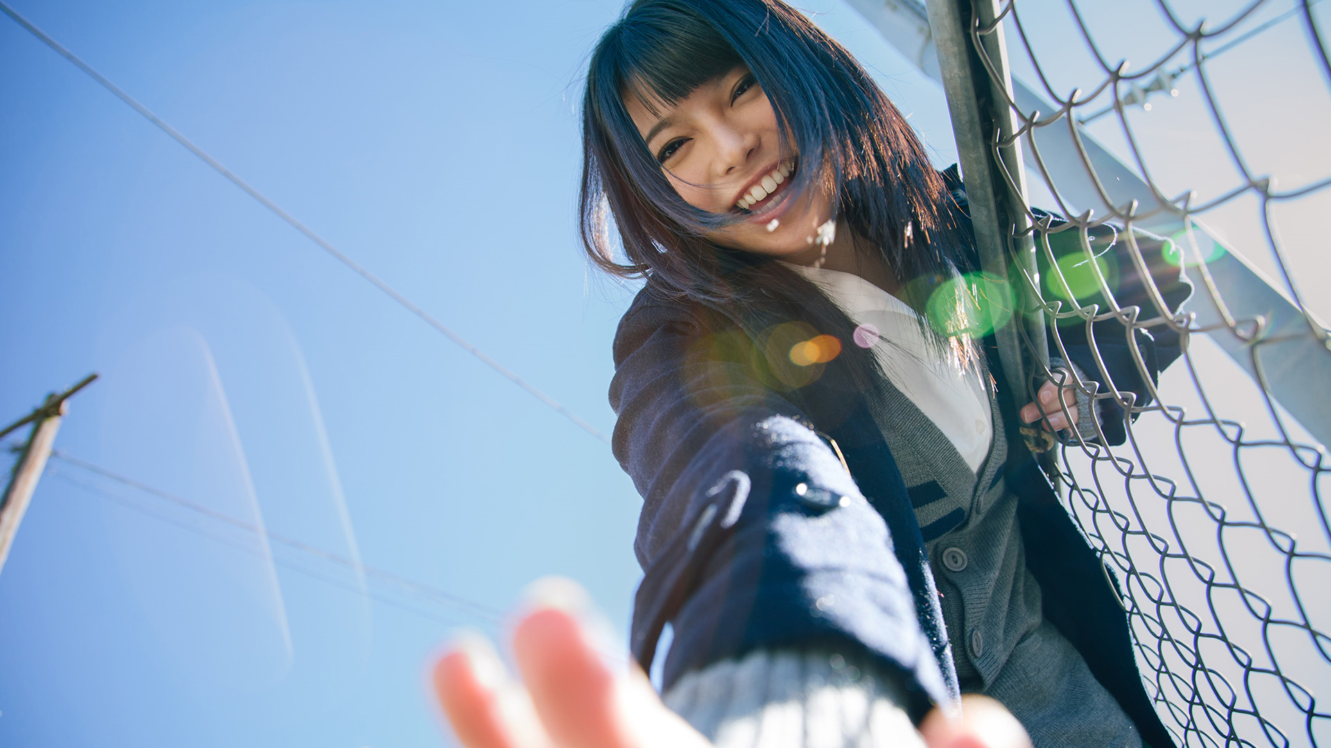 清纯,阳光,开朗