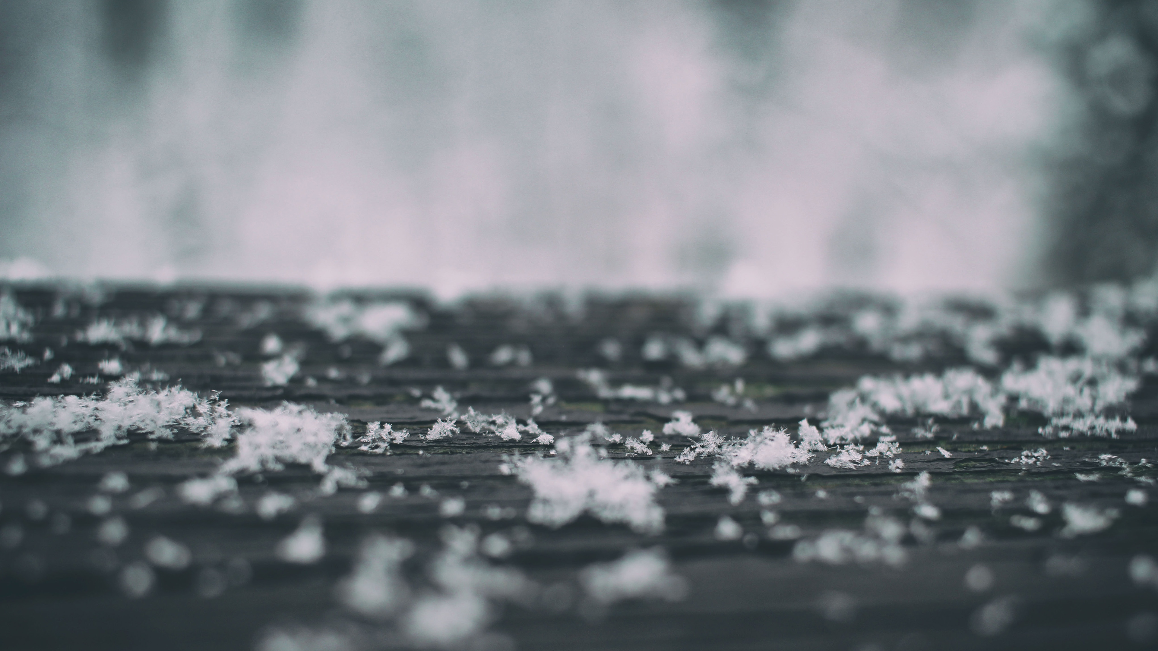 护眼壁纸,雪,特写,细节