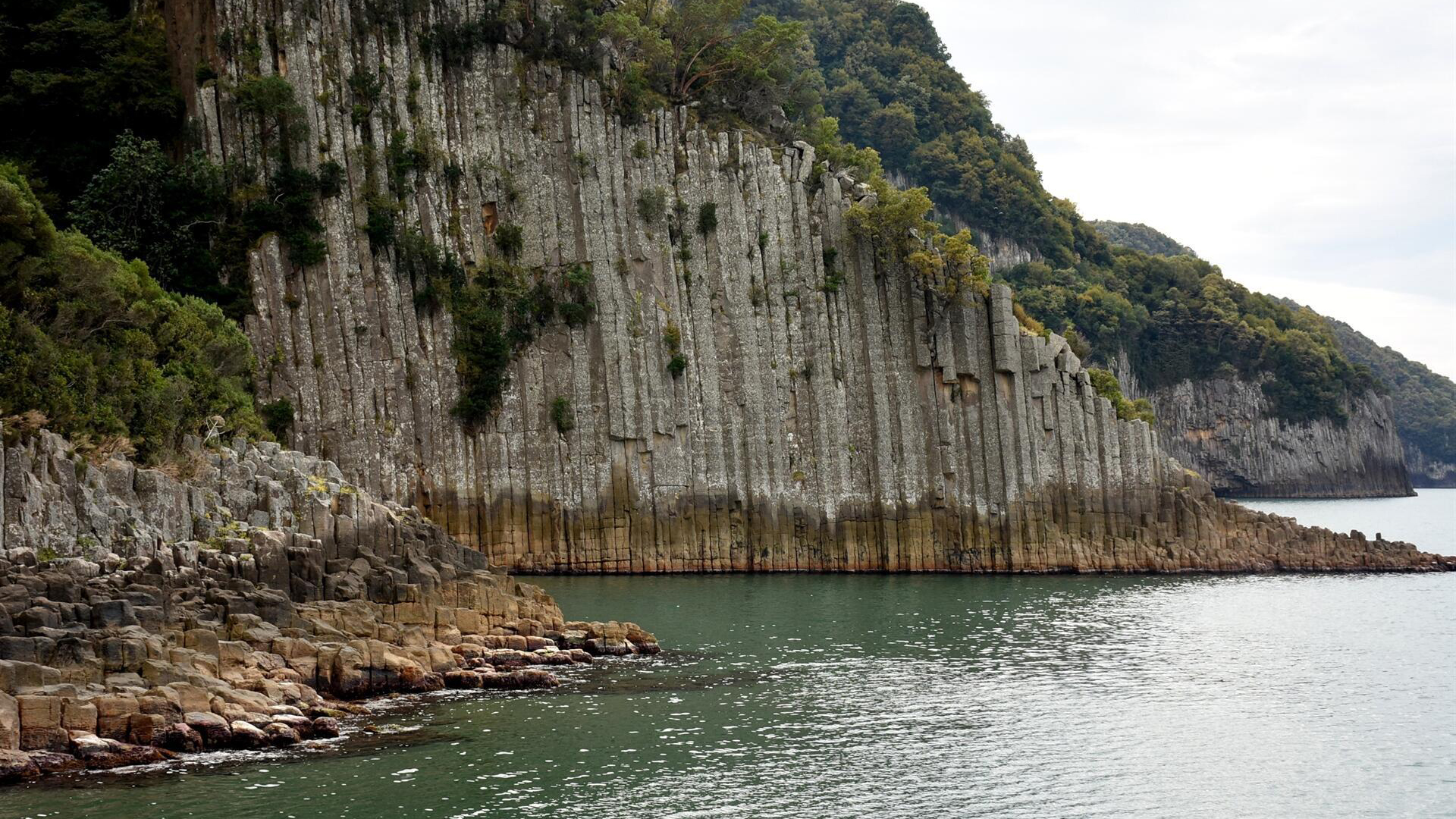 自然风光,玄武柱岩,奇特景观