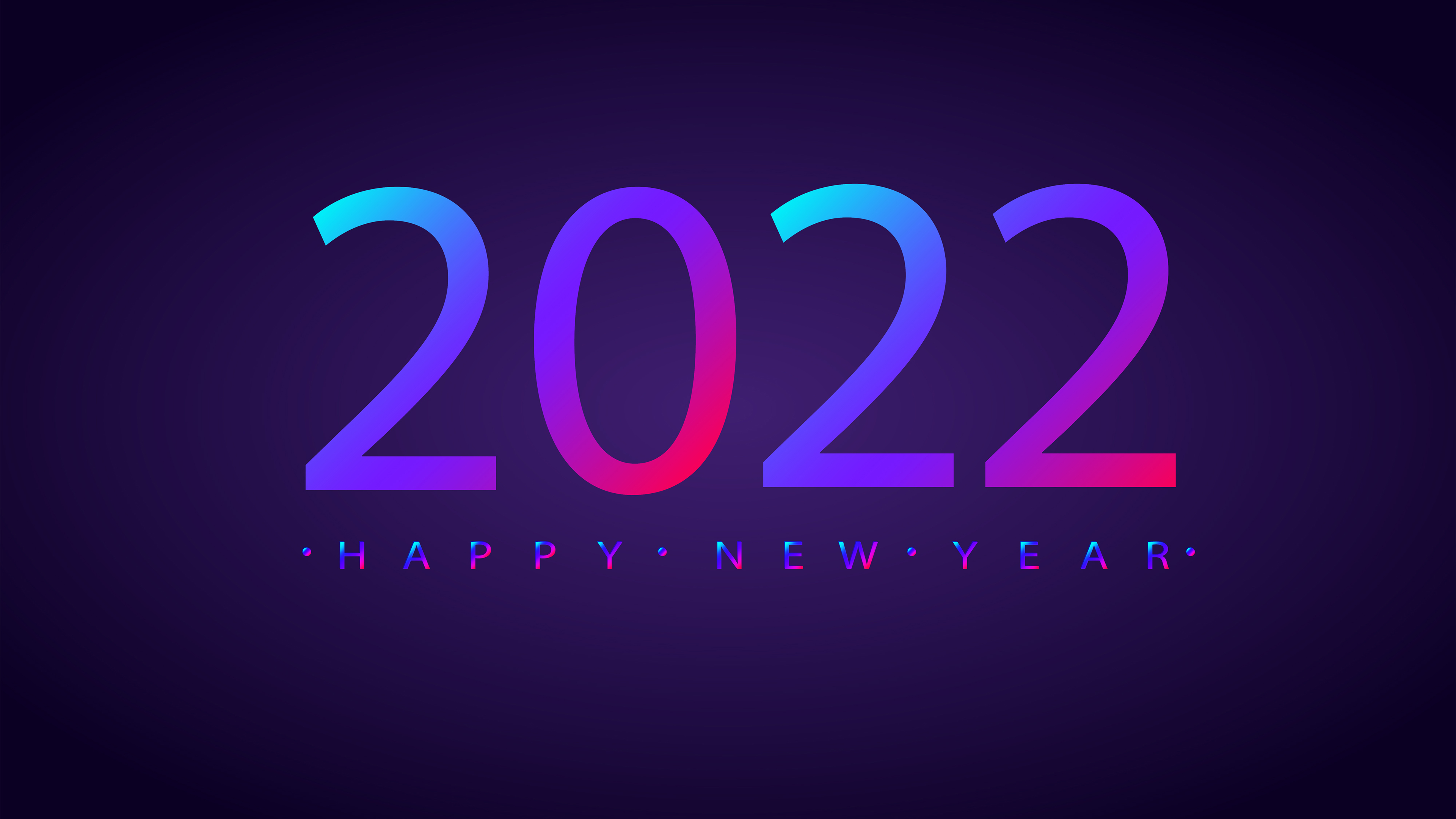 2022,新年快乐,渐变色