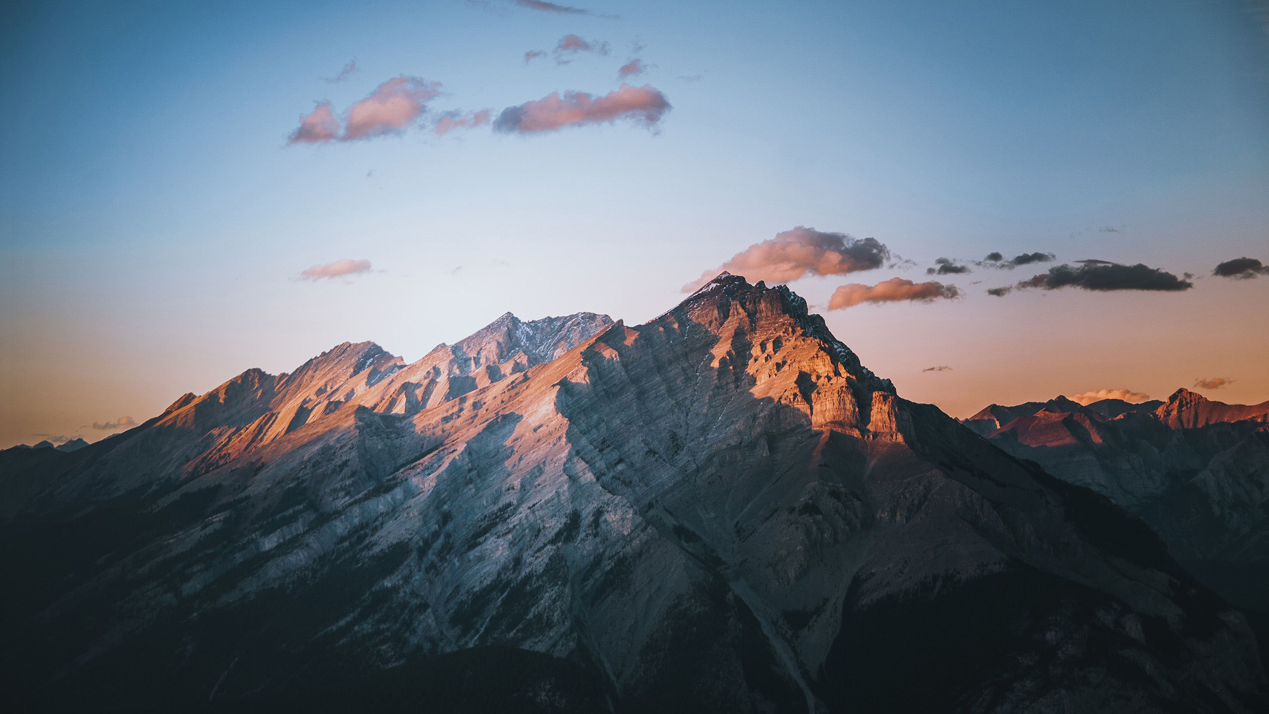 山峰,云朵,雪山,神秘
