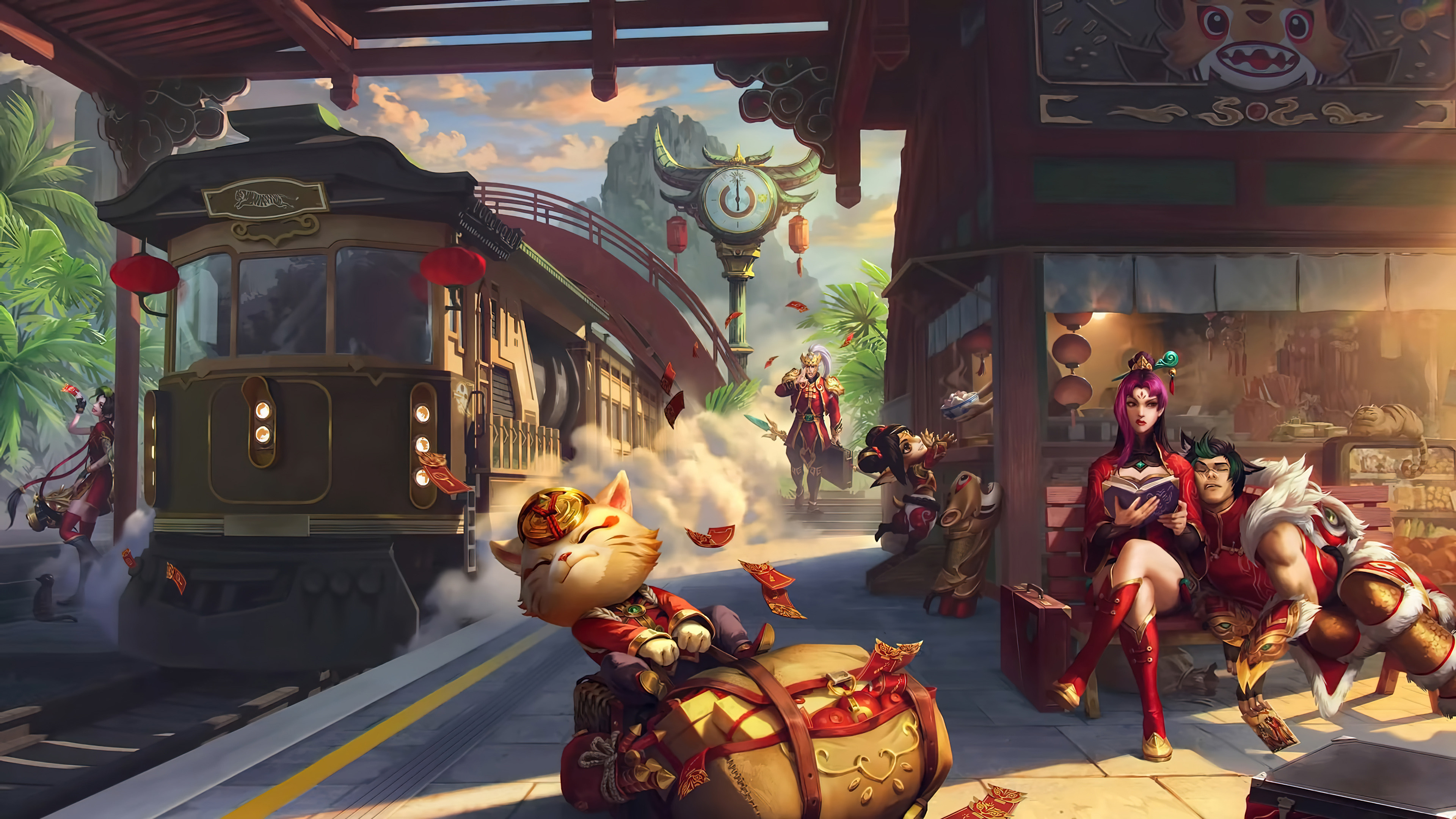 英雄联盟,LOL,虎虎生威,提莫,瑟提,赵信,黛安娜,崔丝塔娜