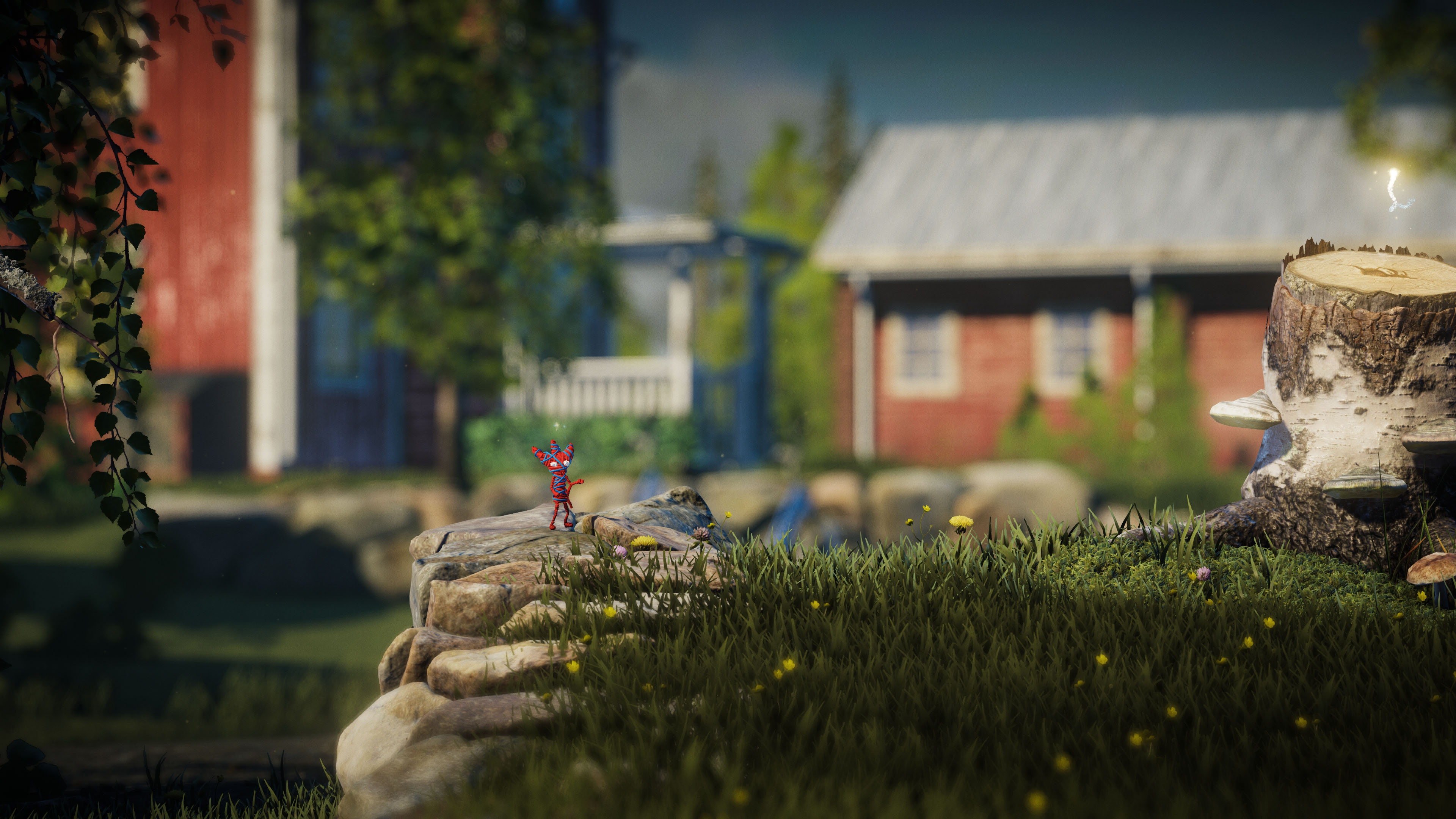 精灵,毛线,草地,小个子