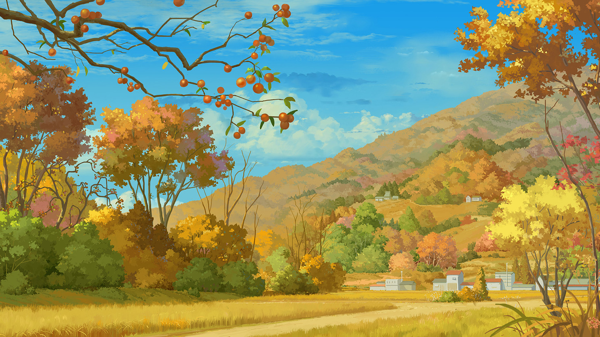 秋天,金秋,乡村,收获的季节