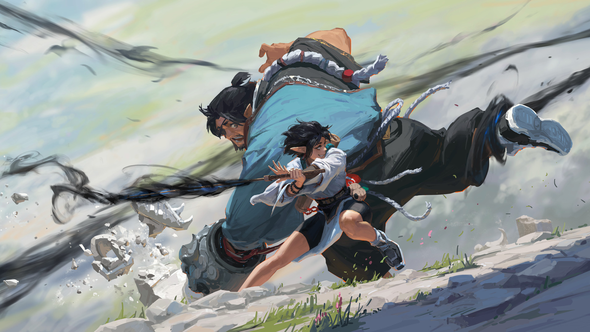 决斗,敏捷,力量,大个子