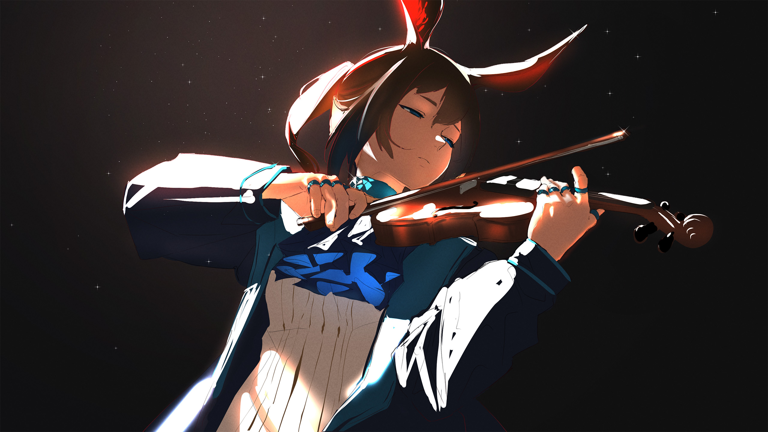 小提琴,演奏,音乐,光影