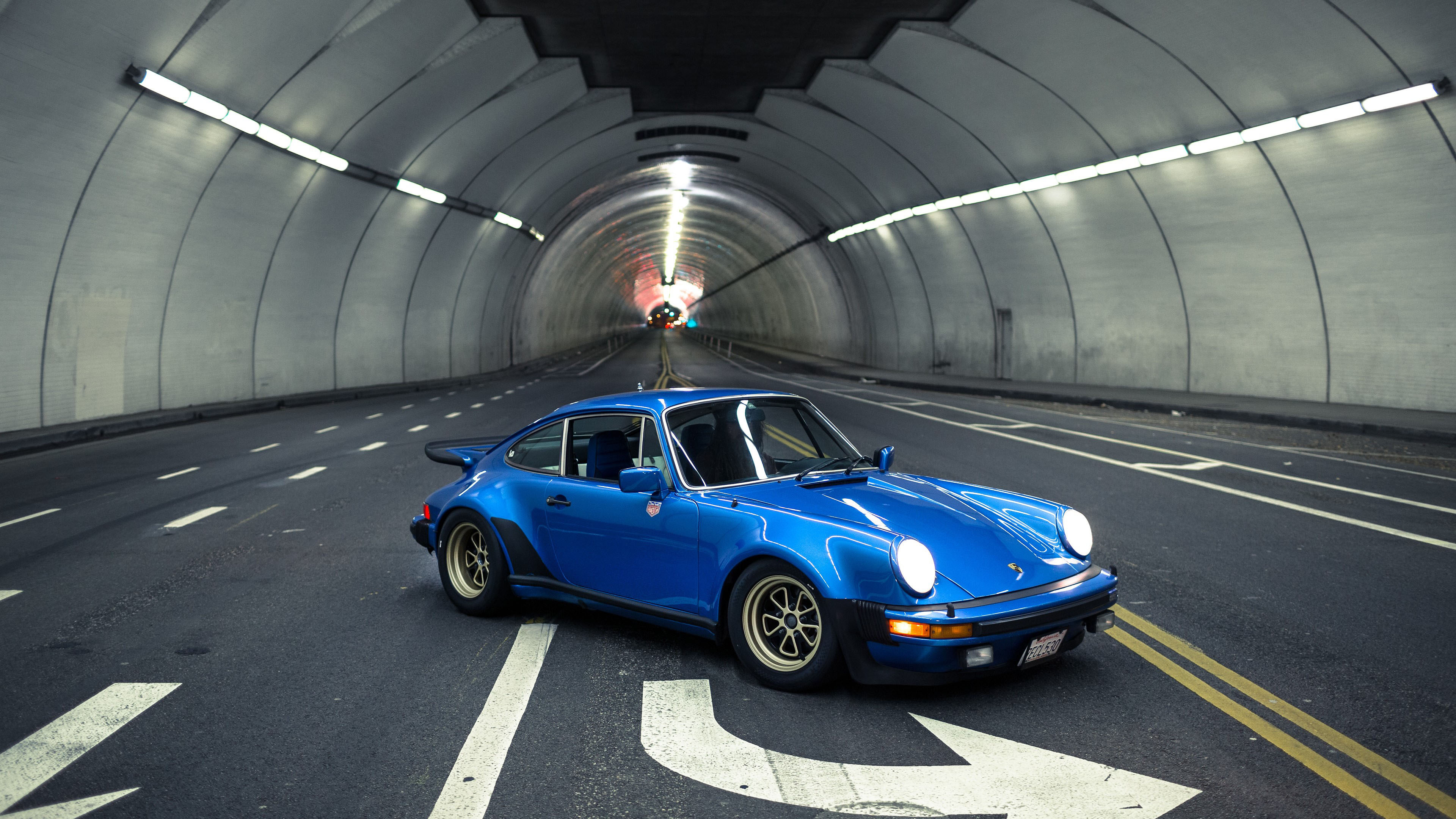 保时捷,隧道,复古,轿车