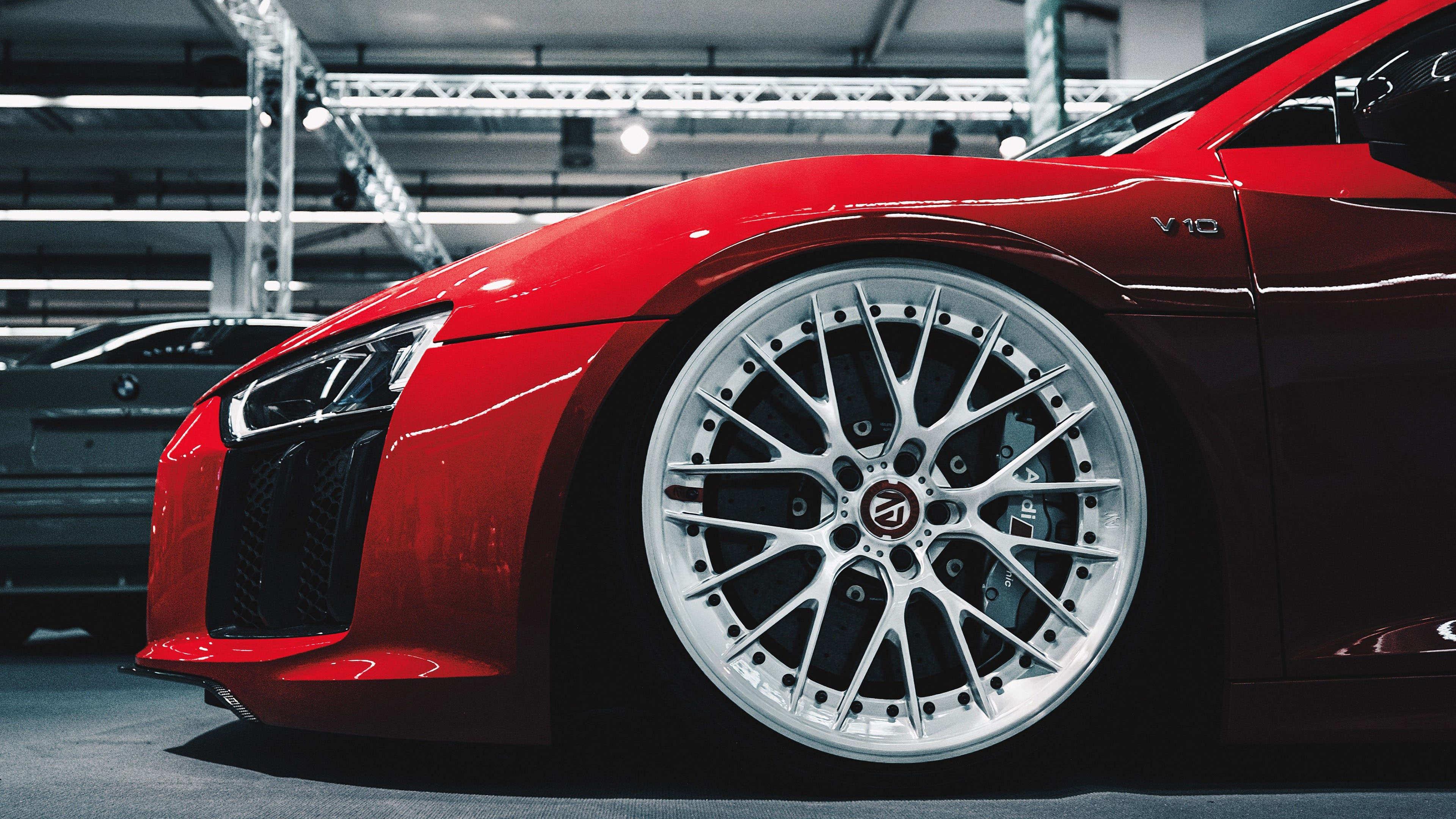 车头,车轮,红色汽车,闪亮