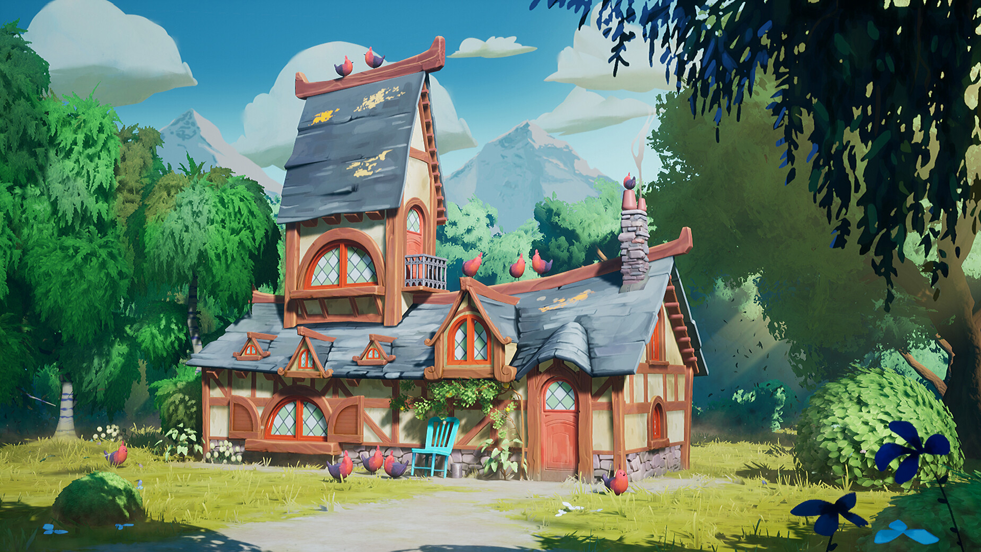 温馨小屋,童话,小镇