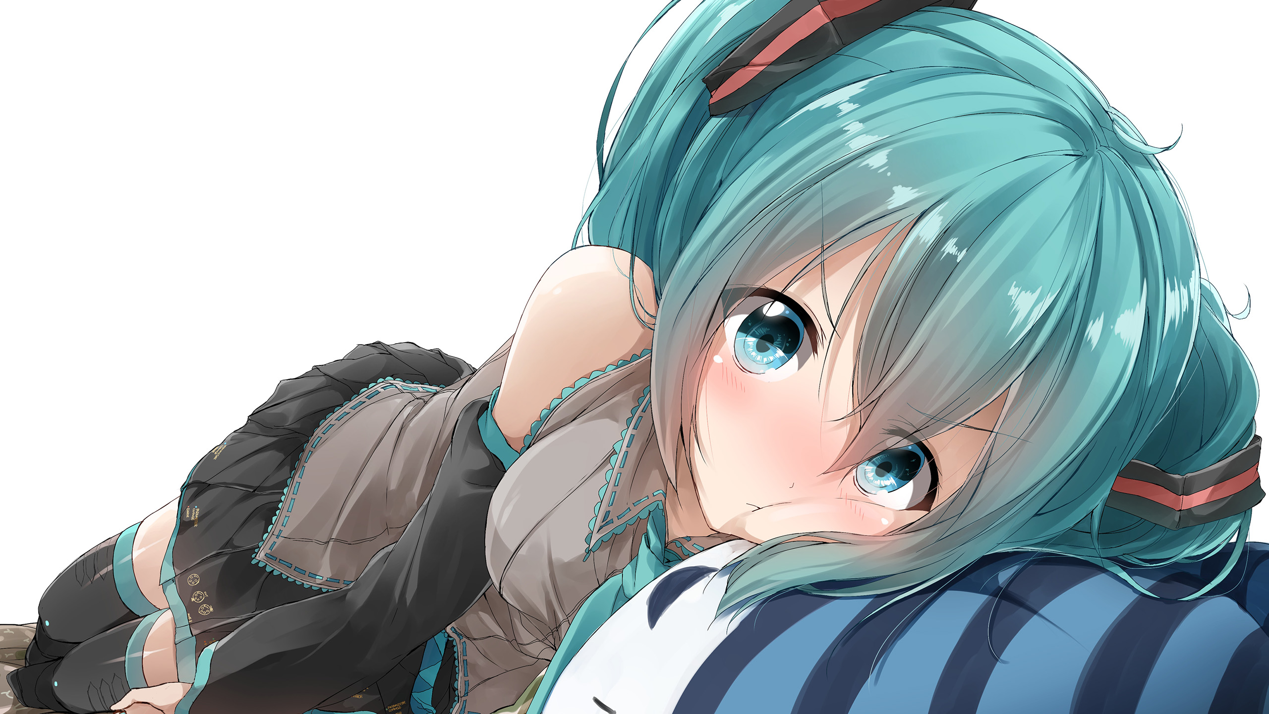 小清新,初音,玩偶,大眼睛,可爱