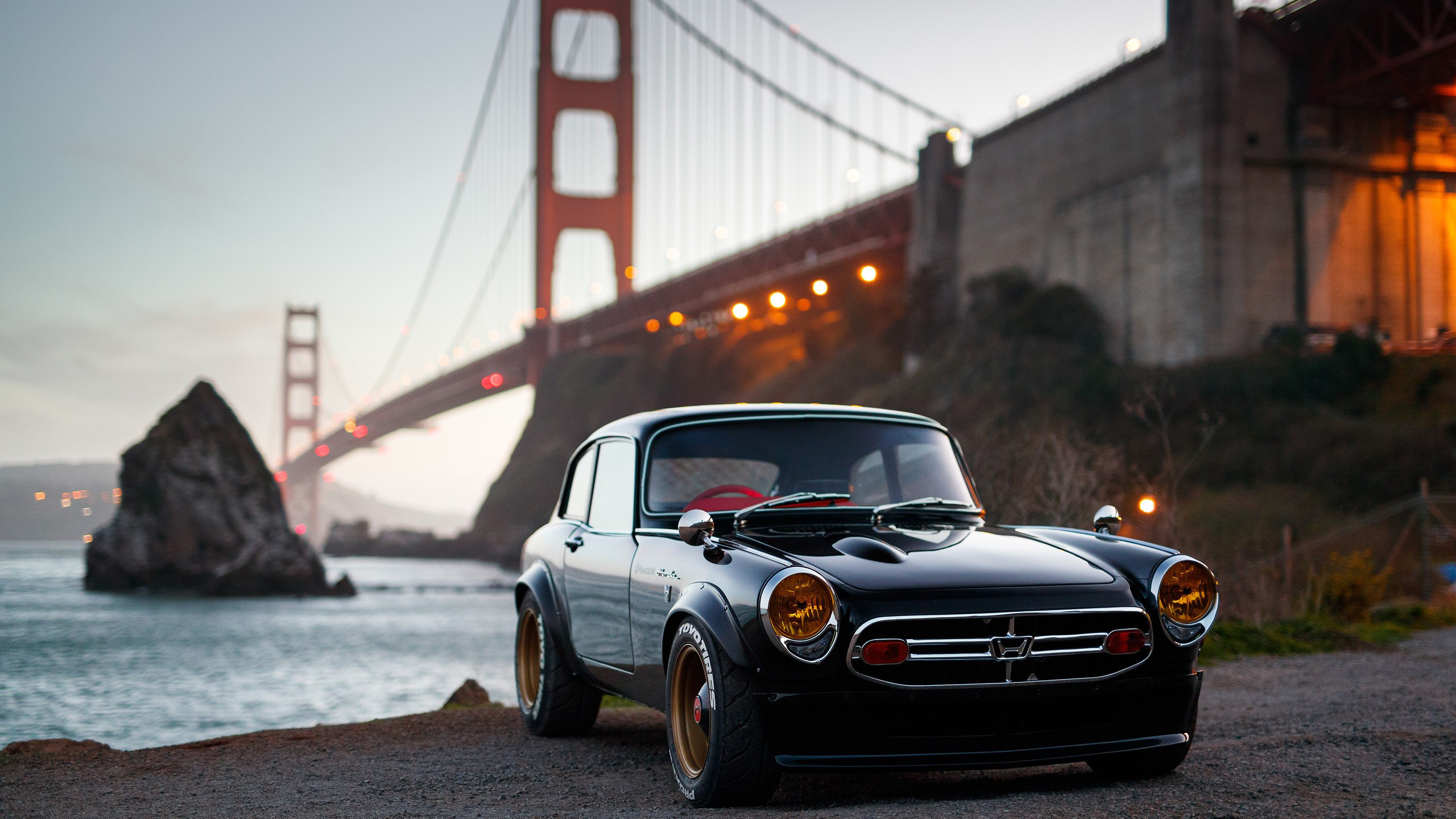 本田,复古,轿车,金门大桥