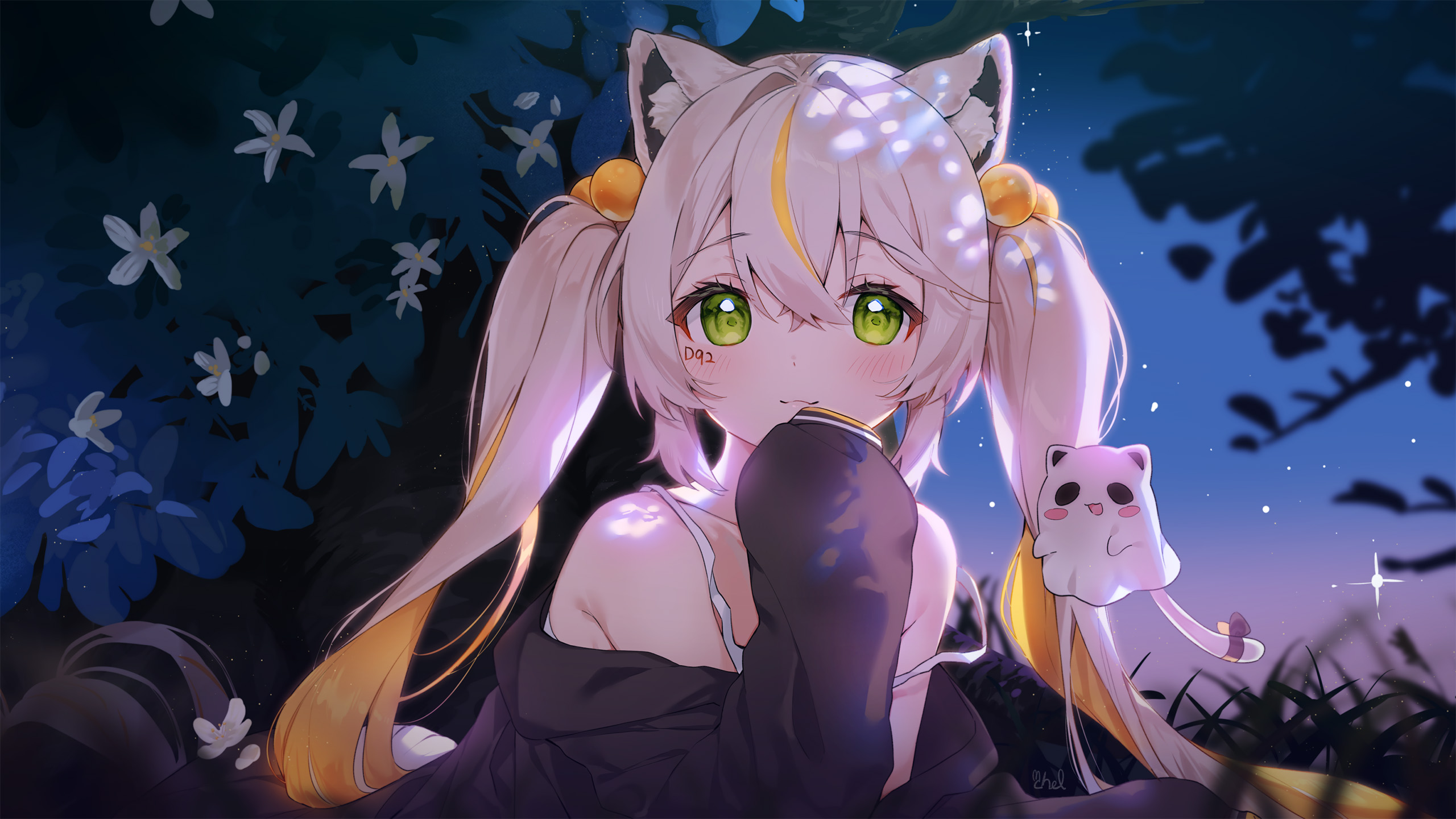 兽耳,布偶,精灵,绿眼睛