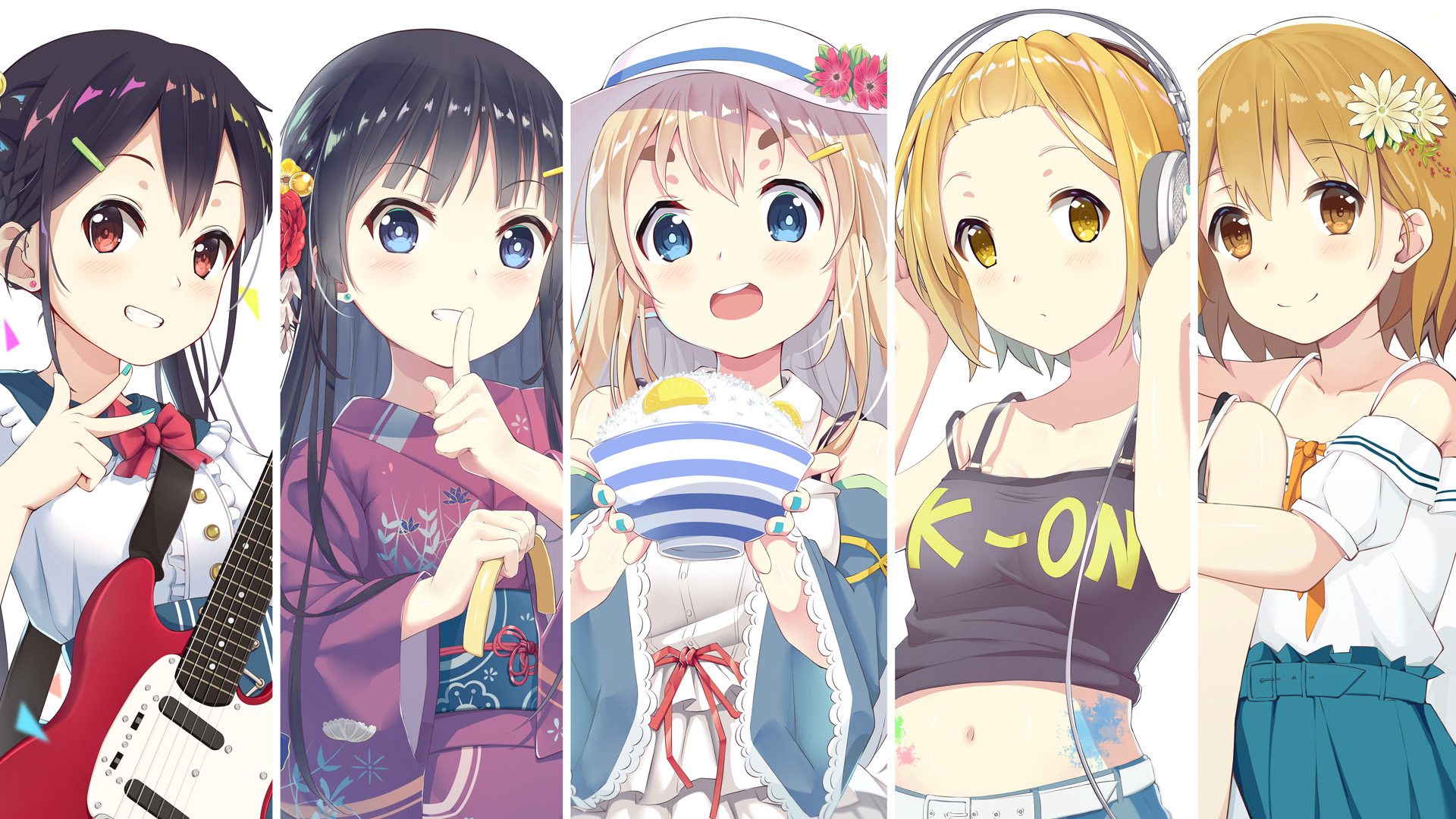 轻音少女,大眼睛,萌妹子