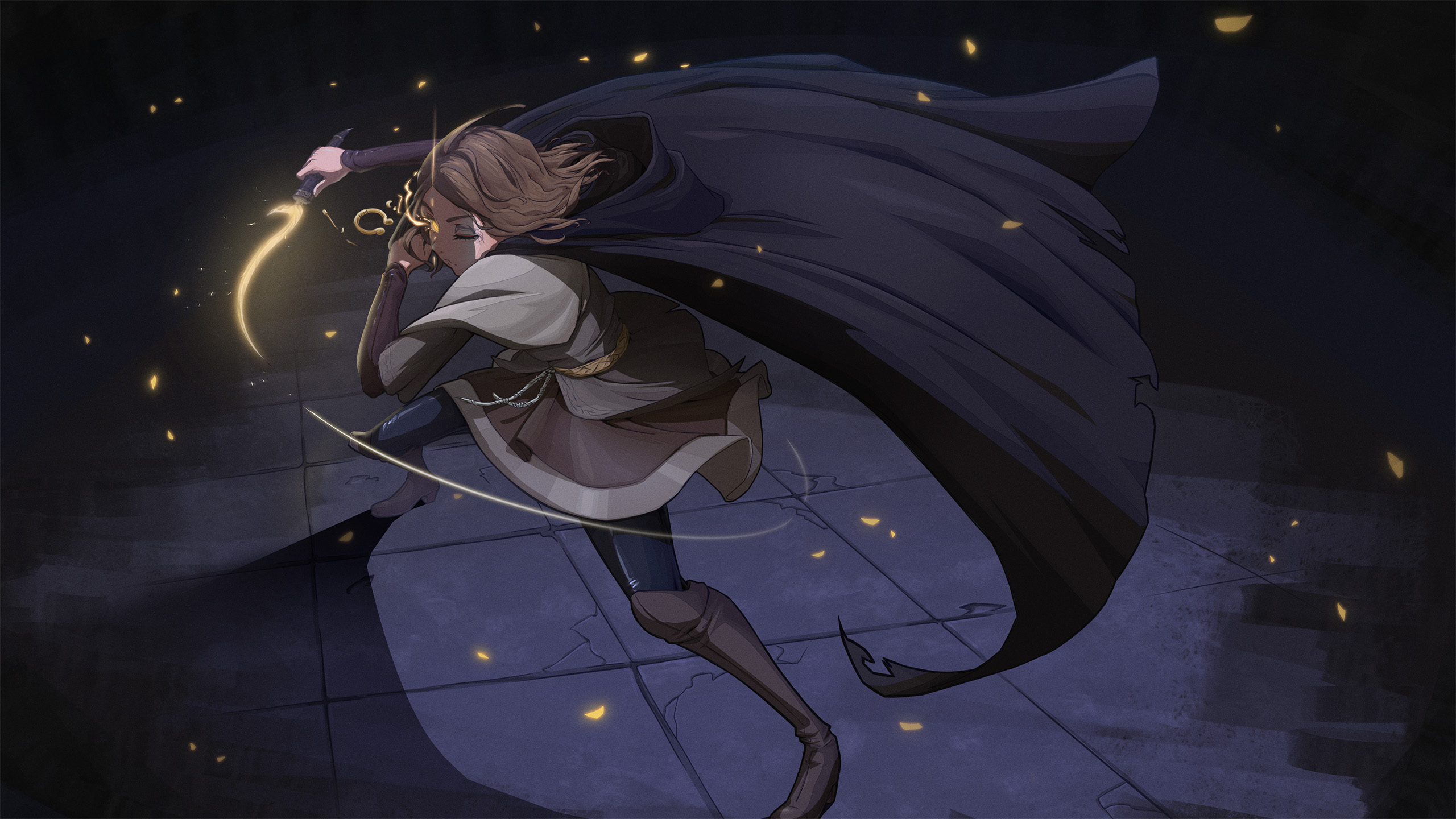 刺客,披风,弯刀