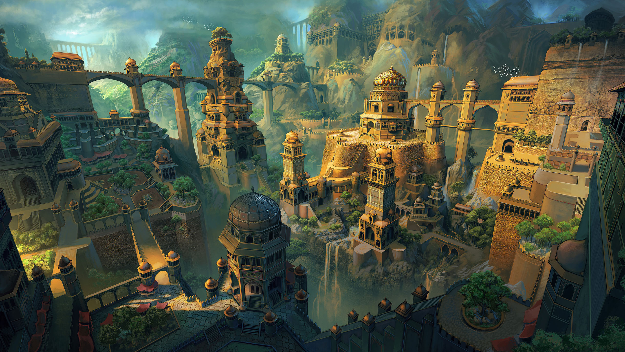 神秘,城堡,建筑