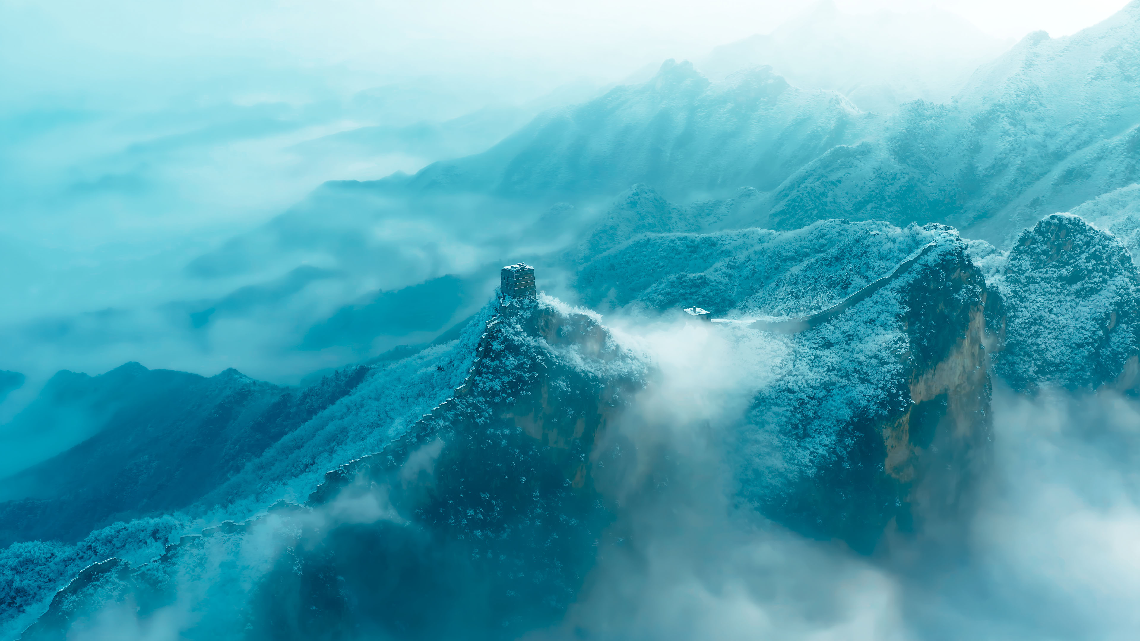 奇幻梦境,长城,雄伟,大好河山