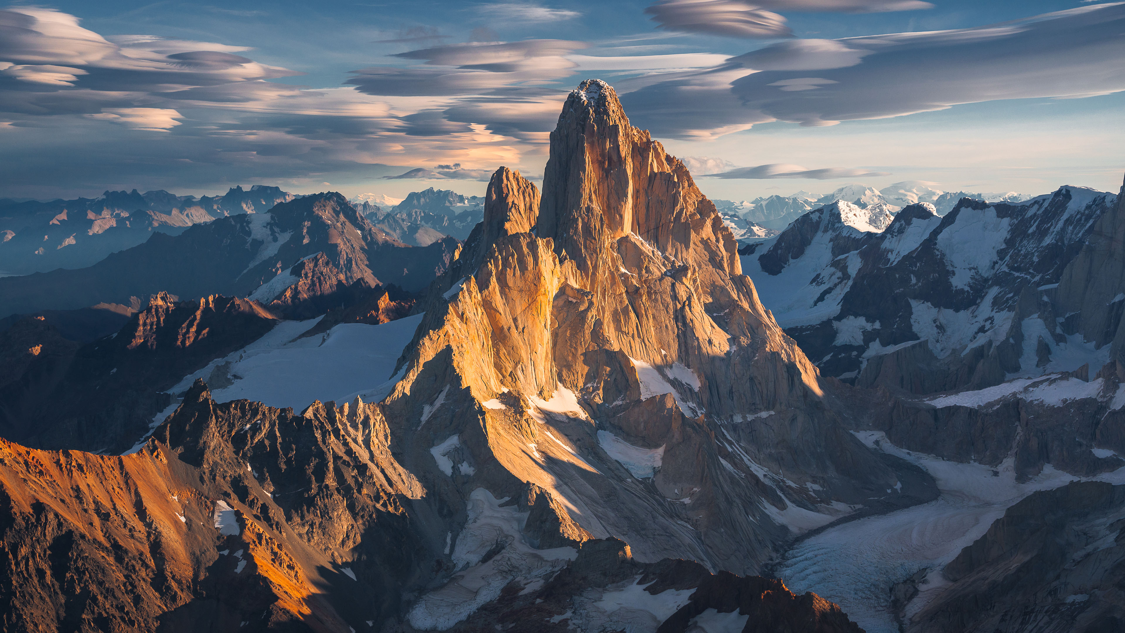 自然风光,雪山,崇山峻岭