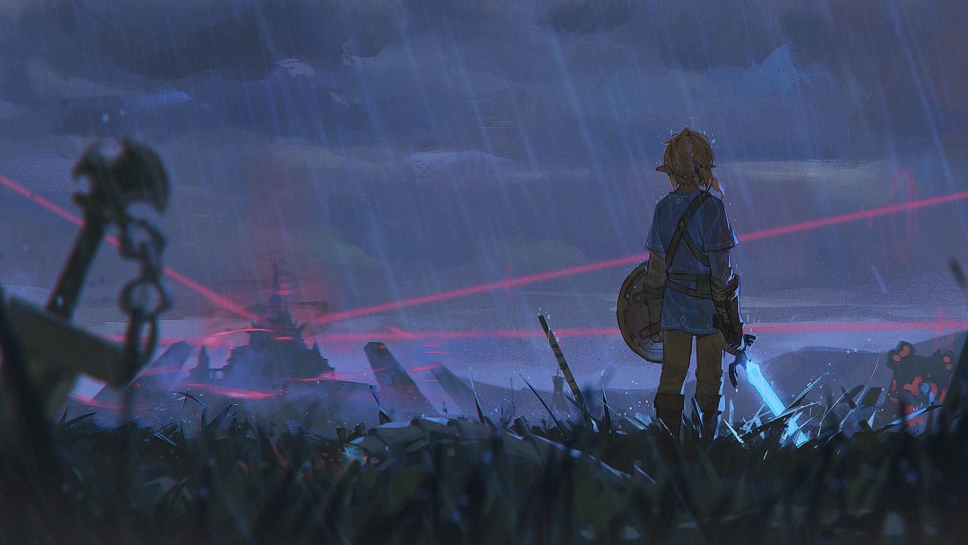 主机游戏,塞尔达,林克,王者之剑,荒野之息