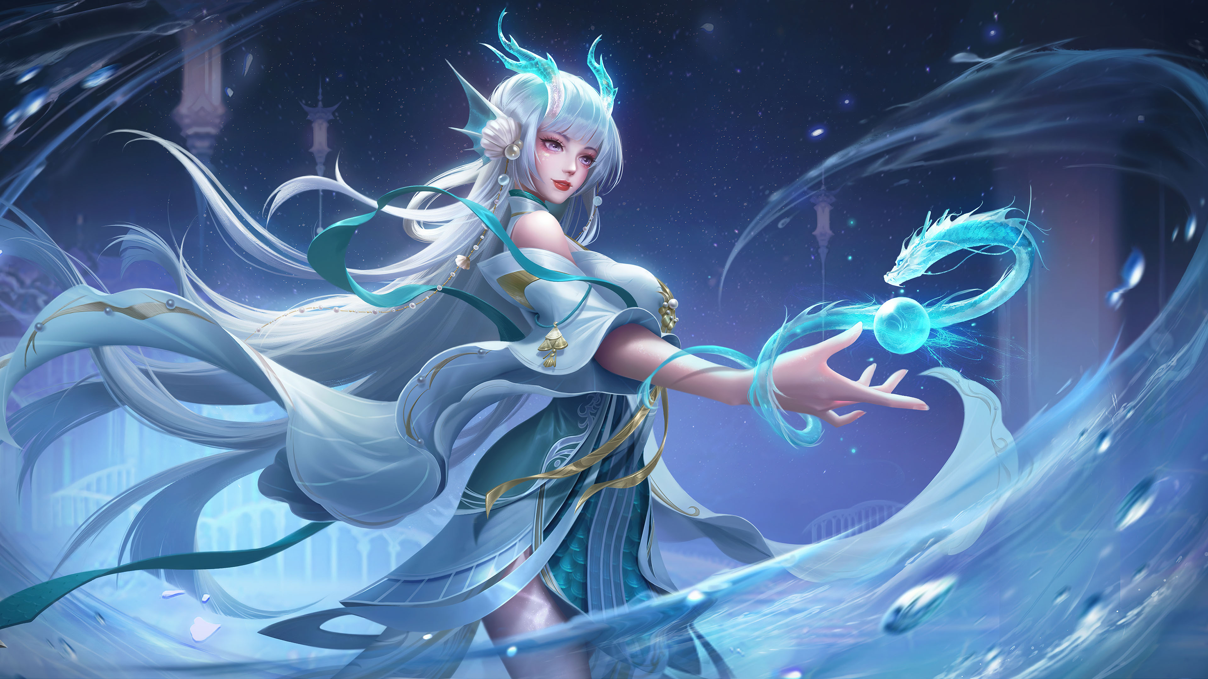 王者荣耀,冰龙,冰女
