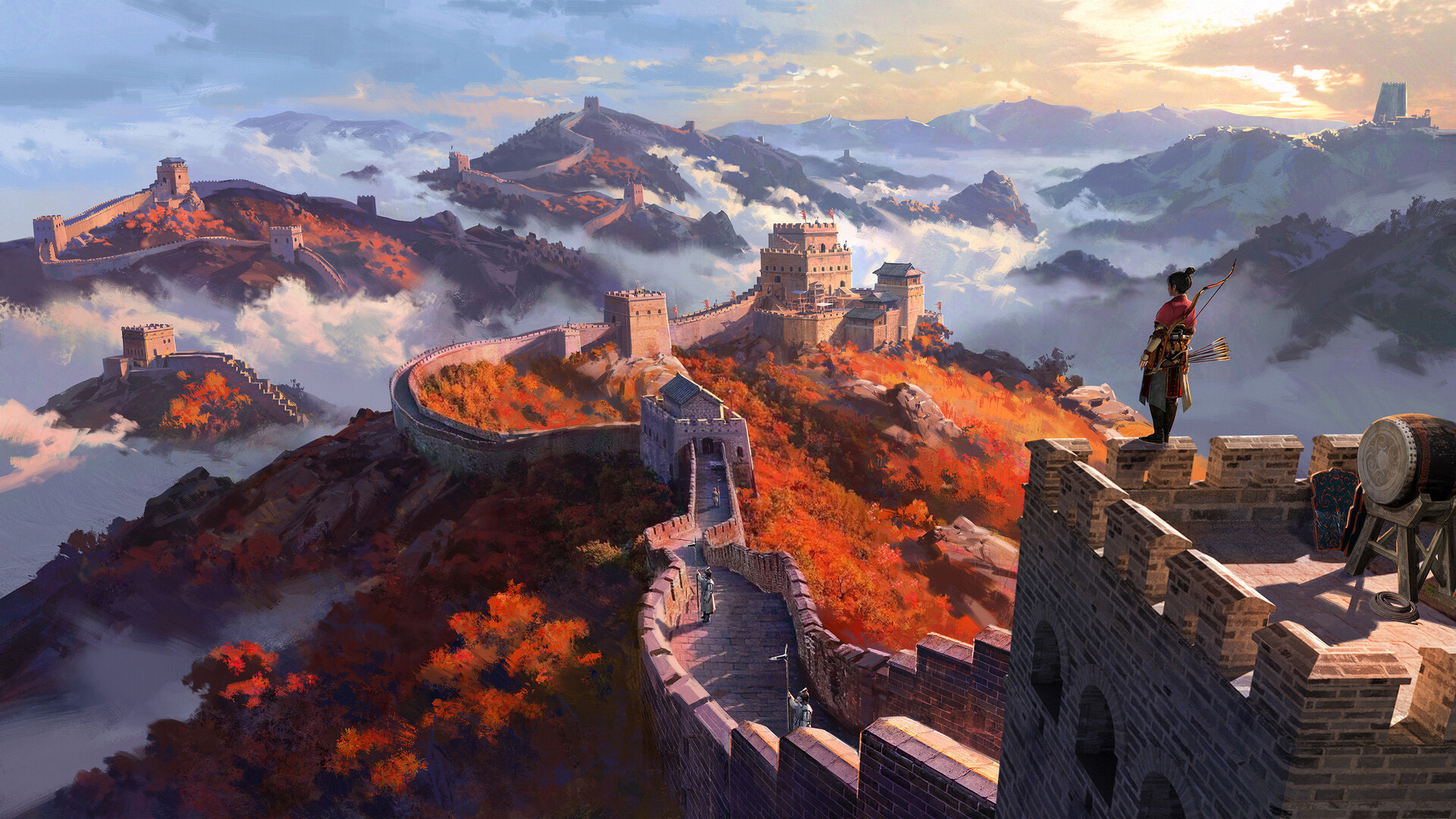 主机游戏,长城,奇迹,战鼓