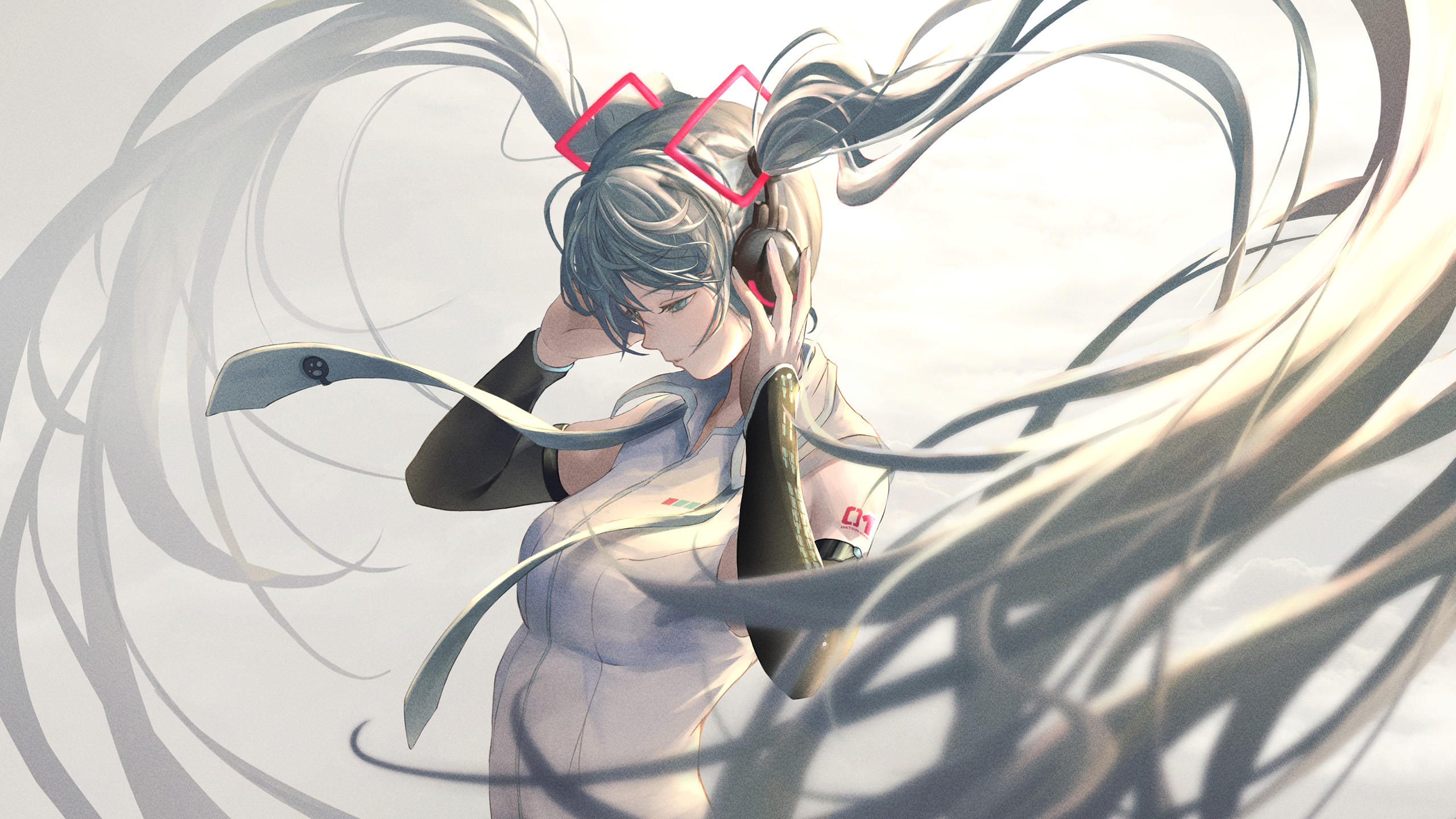 初音,长发,虚拟偶像