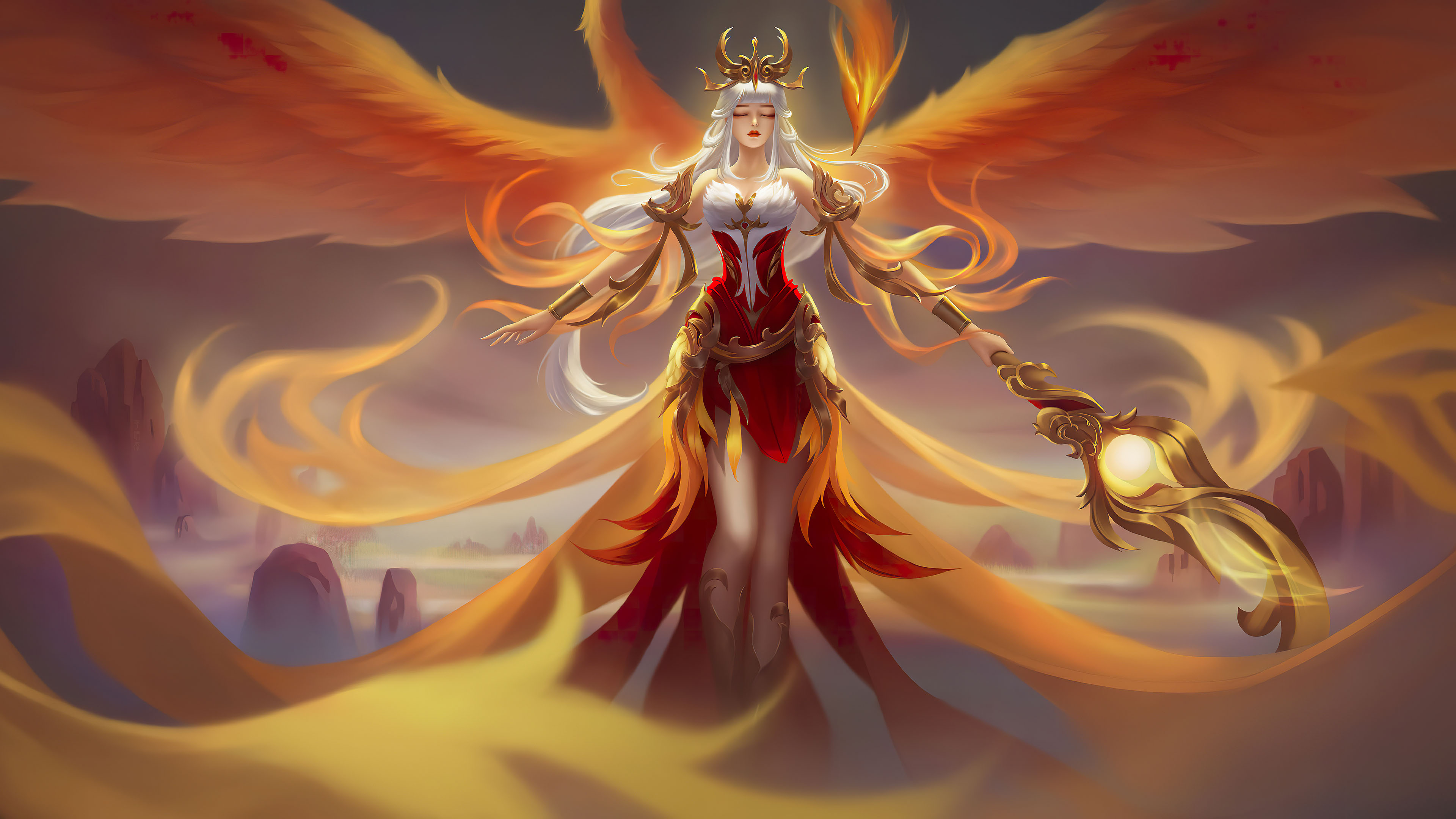 王者荣耀,凤凰,火凤,不死鸟