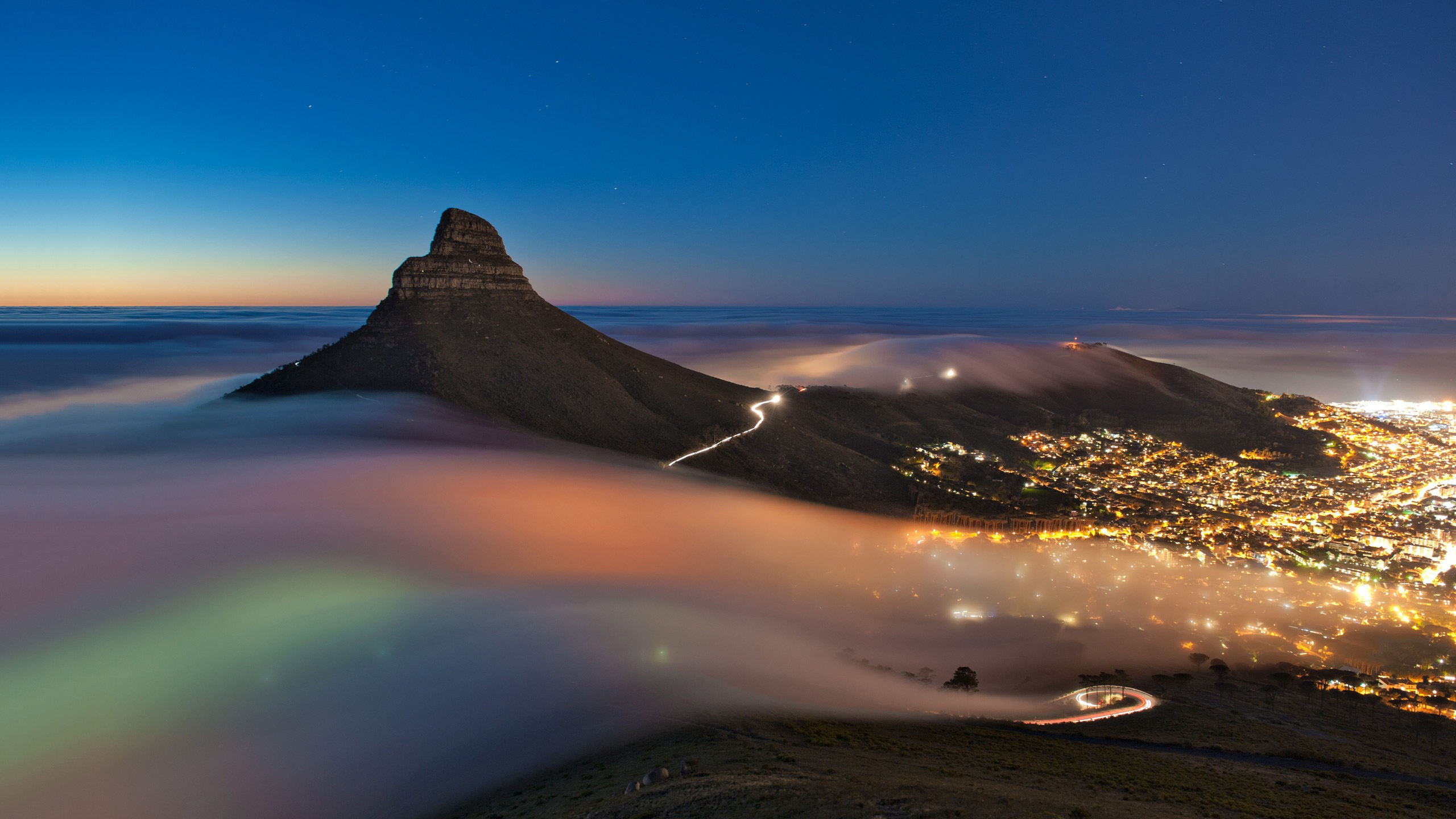 城市夜景,南非,神秘,眺望