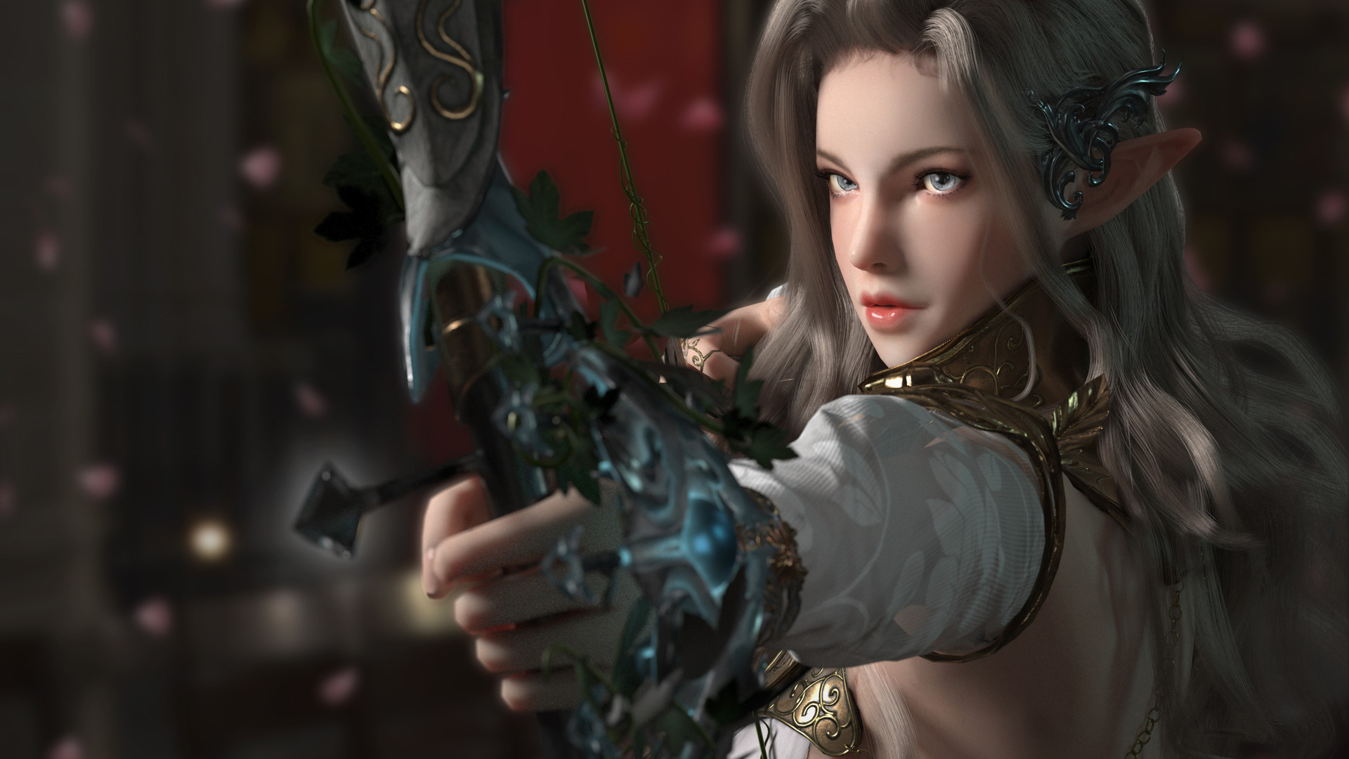 主机游戏,弓箭,公主,射箭,精灵