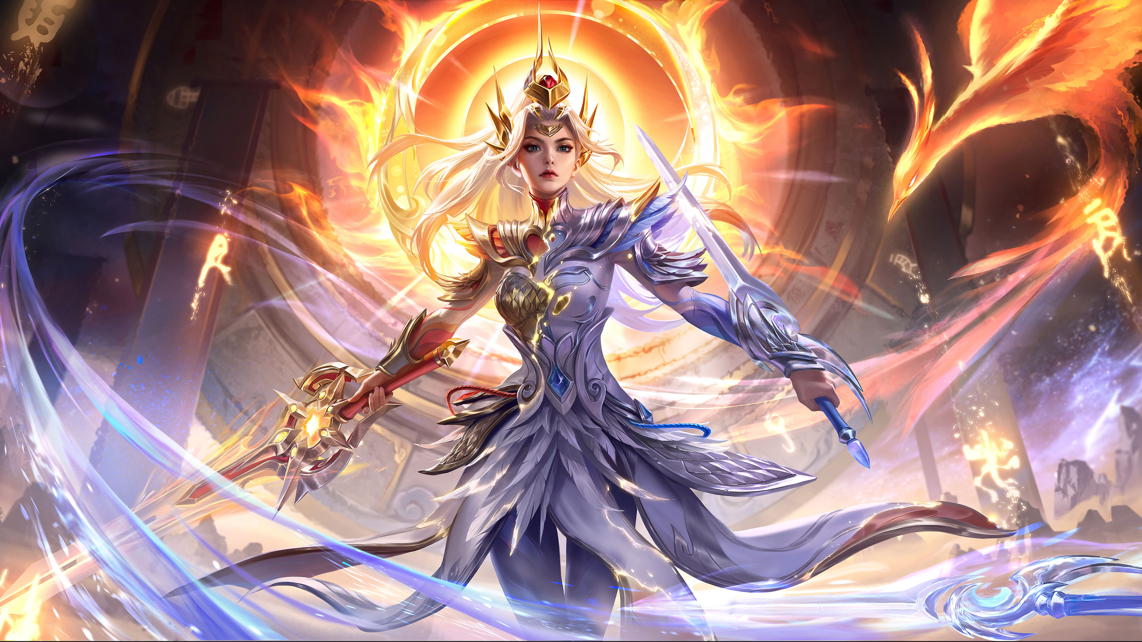 王者荣耀,凤凰,双剑