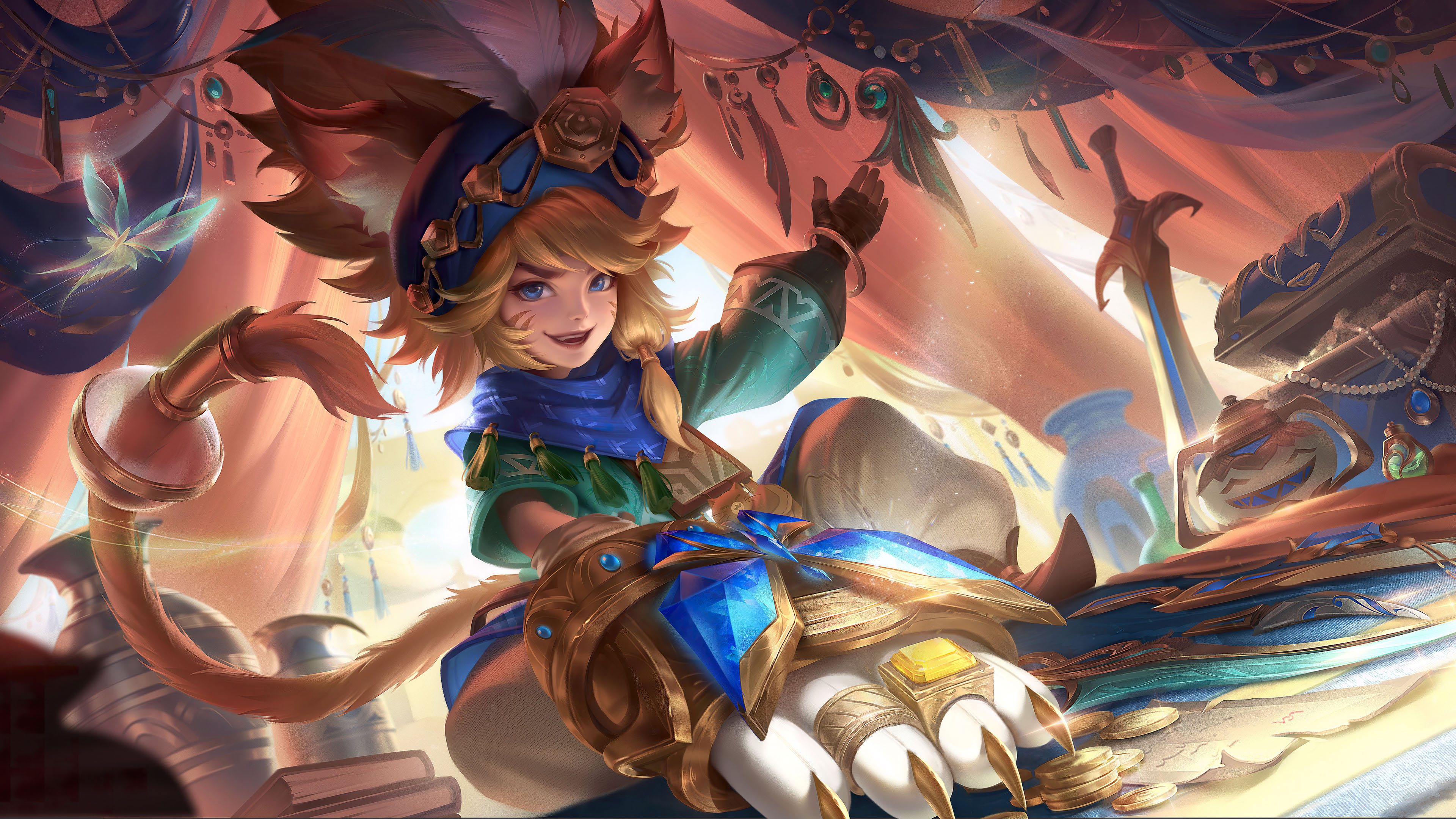 王者荣耀,狮子,尾巴