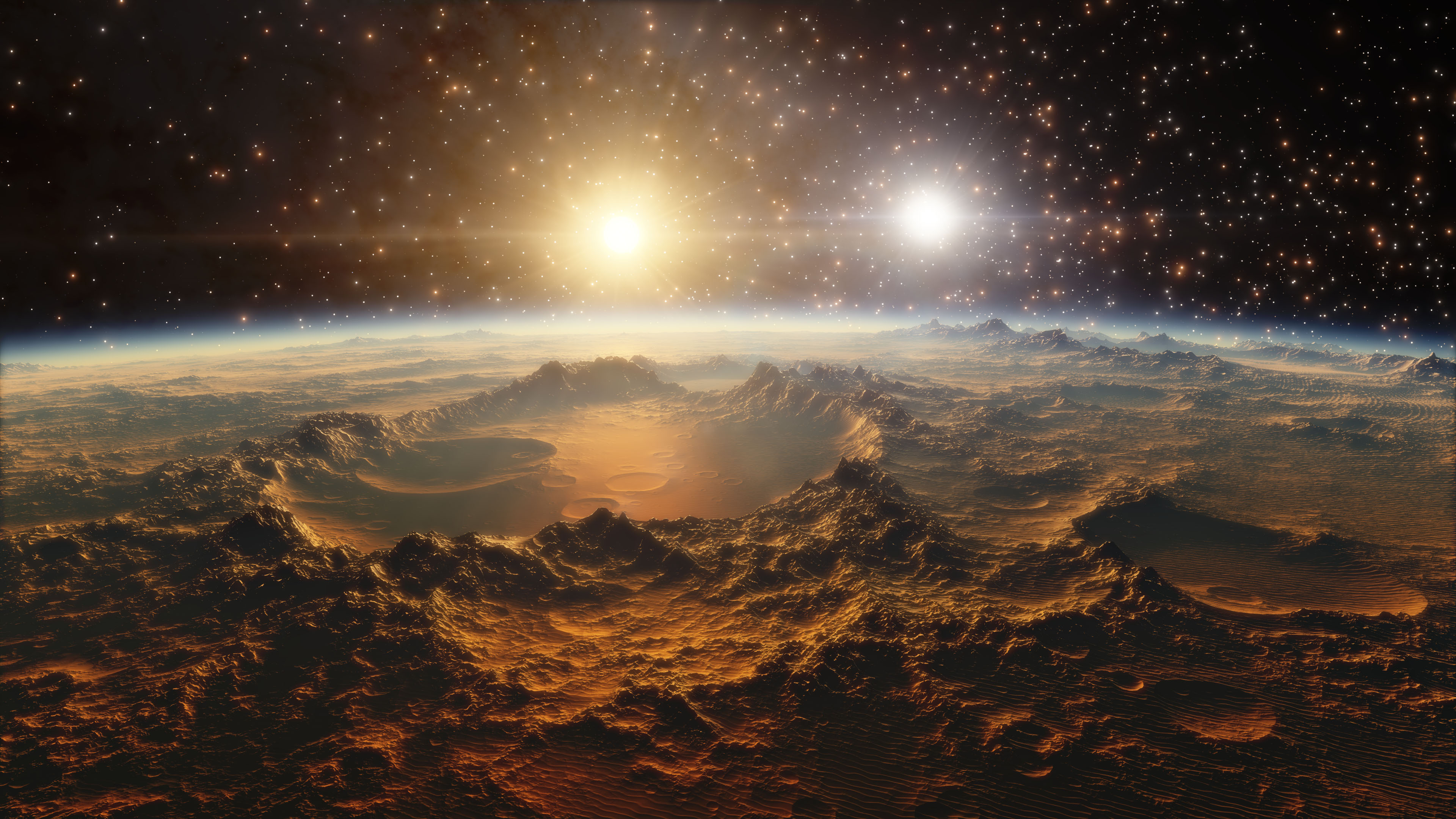 恒星,火星,宇宙,太空