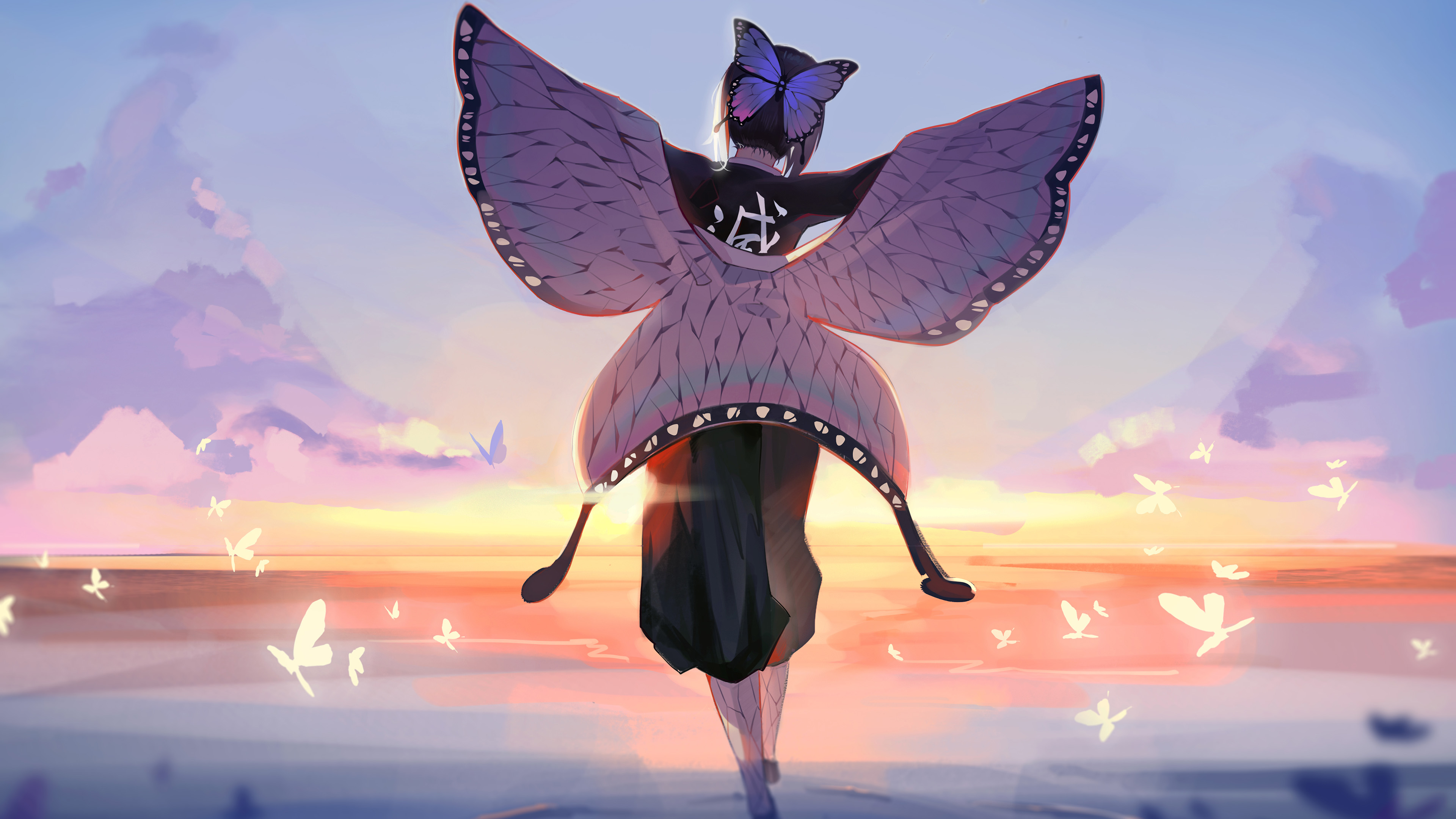 鬼灭之刃,虫柱,蝴蝶