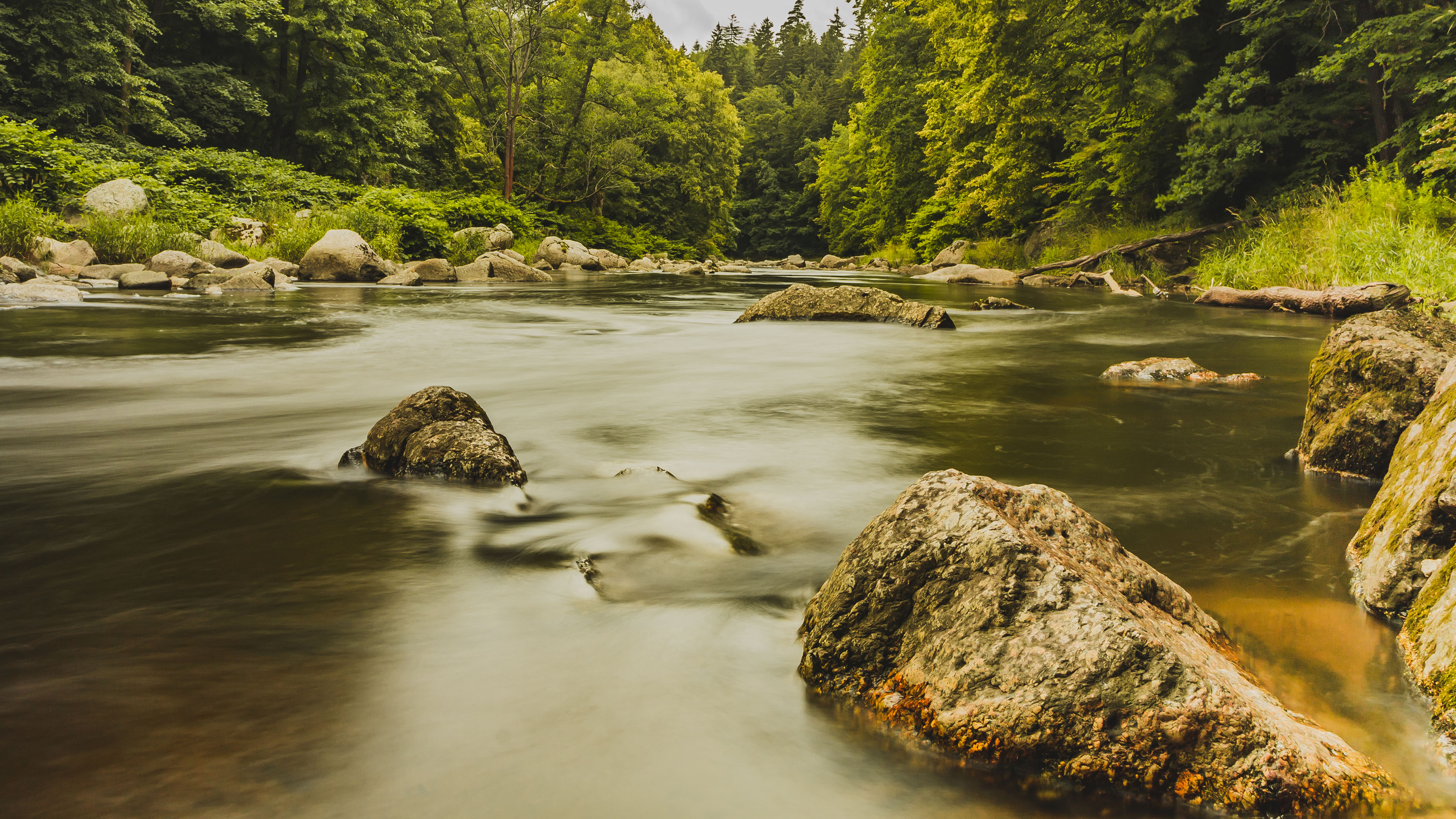 自然风光,河流,峡谷