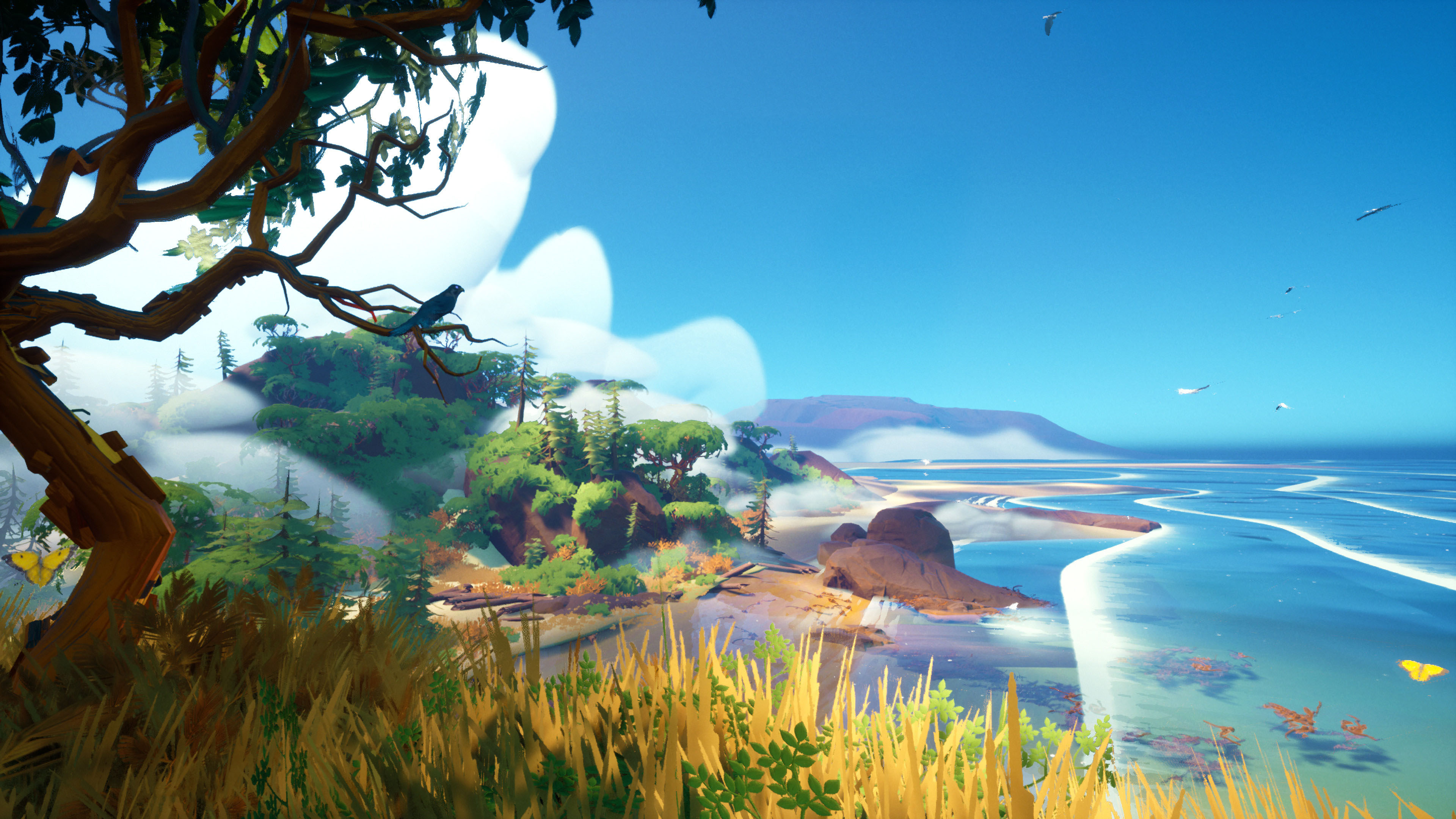 海岸线,山岗,海浪,一望无际