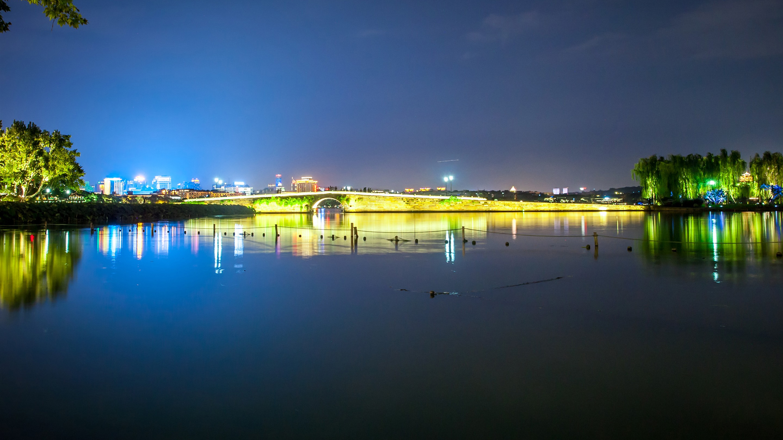 城市夜景,杭州,西湖
