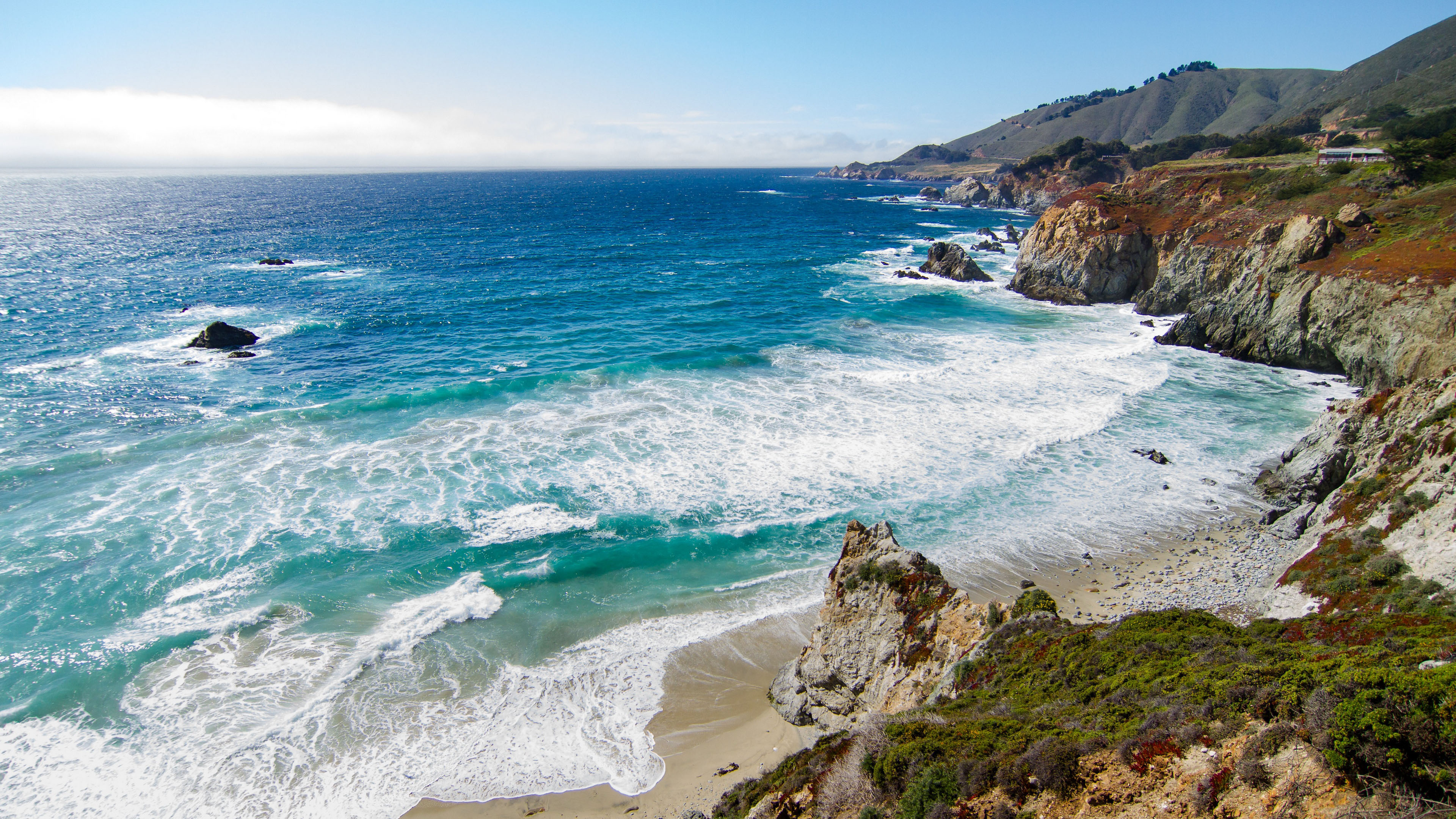 海洋天堂,海浪,海天相接,海岸线