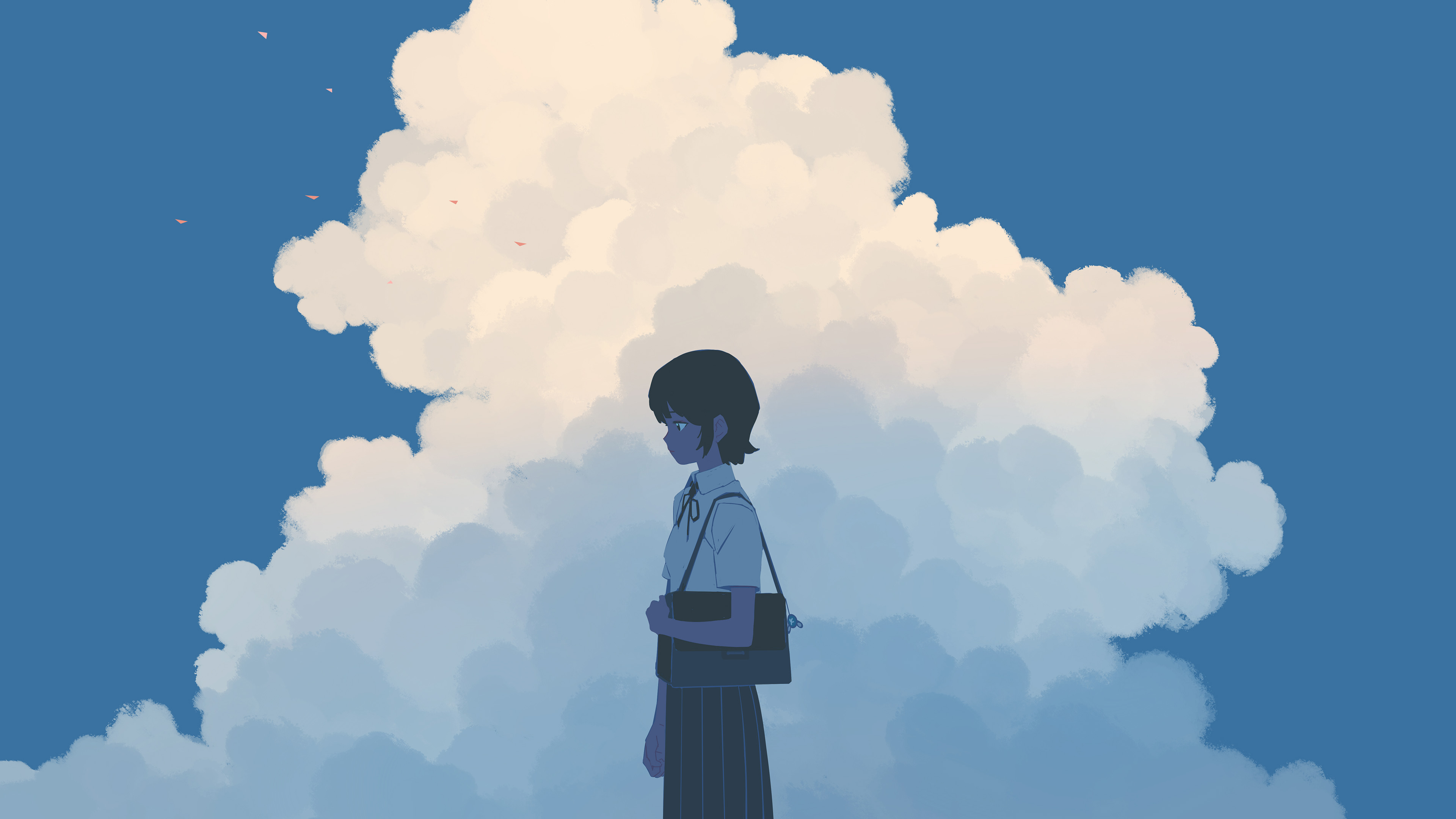 白云,学姐,书包,放学后