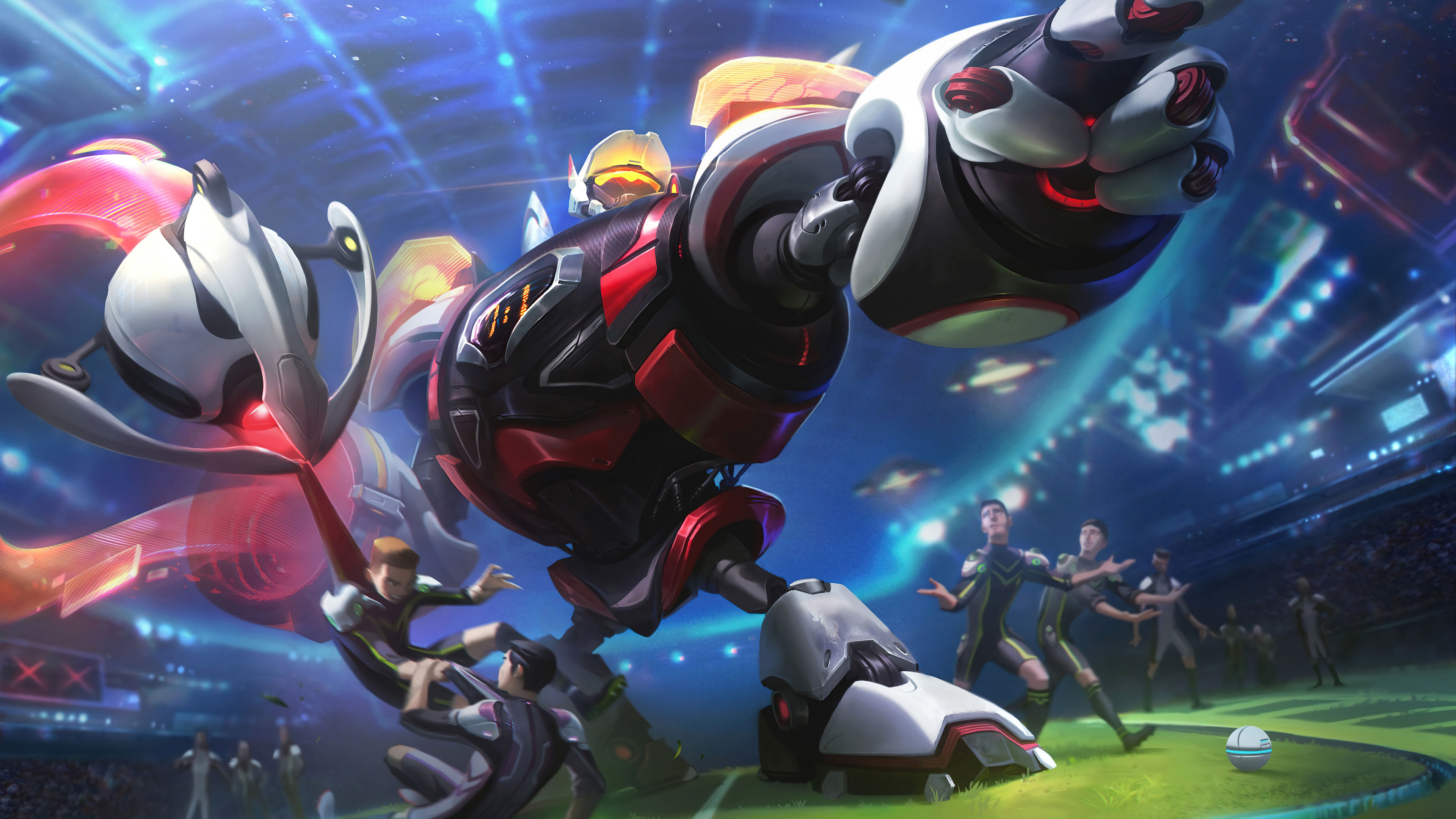 英雄联盟,LOL,球赛,足球场