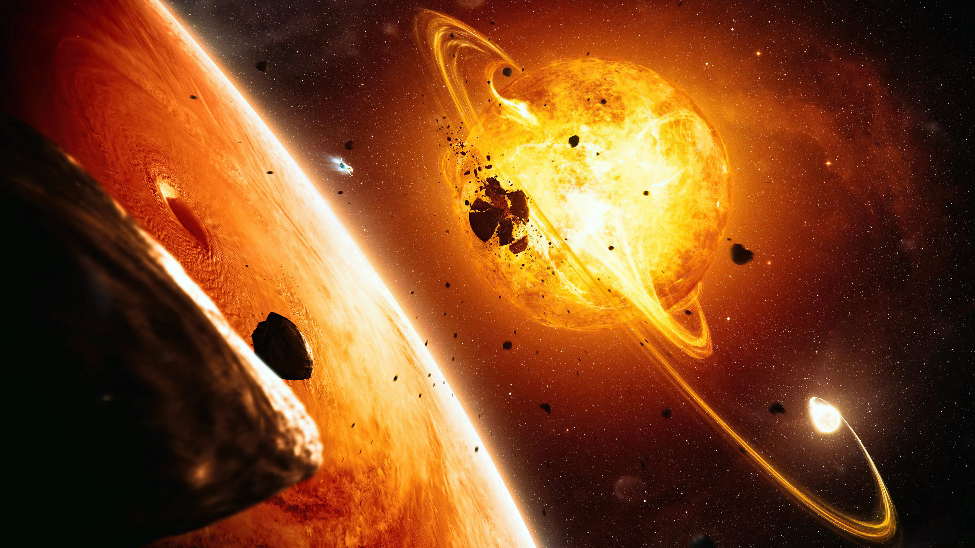 宇宙,恒星,爆炸,陨石,太空