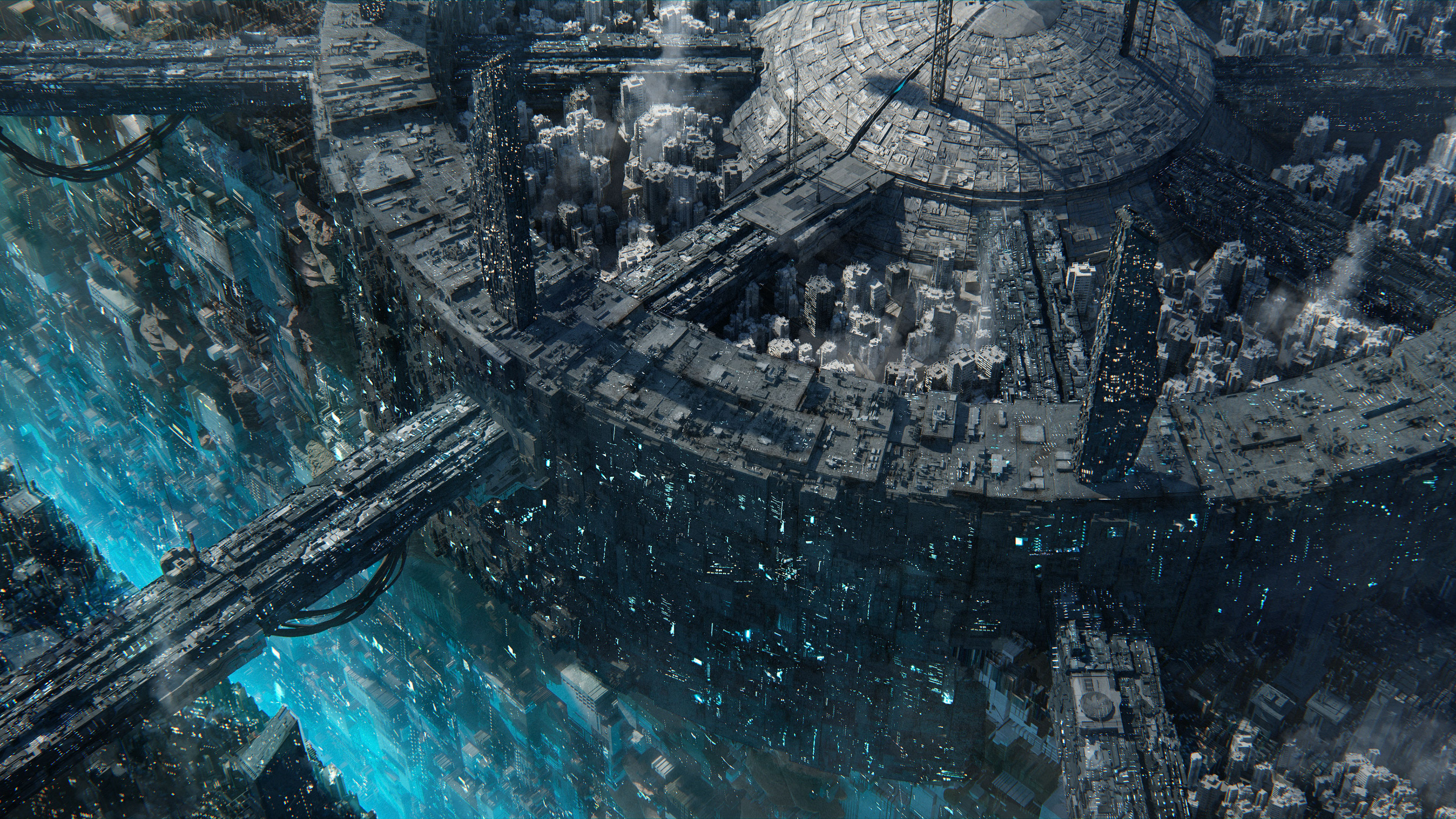 主机游戏,赛博朋克,天空基地