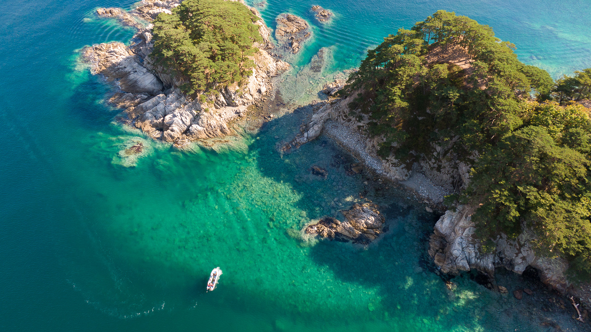 海洋天堂,小岛,轮船