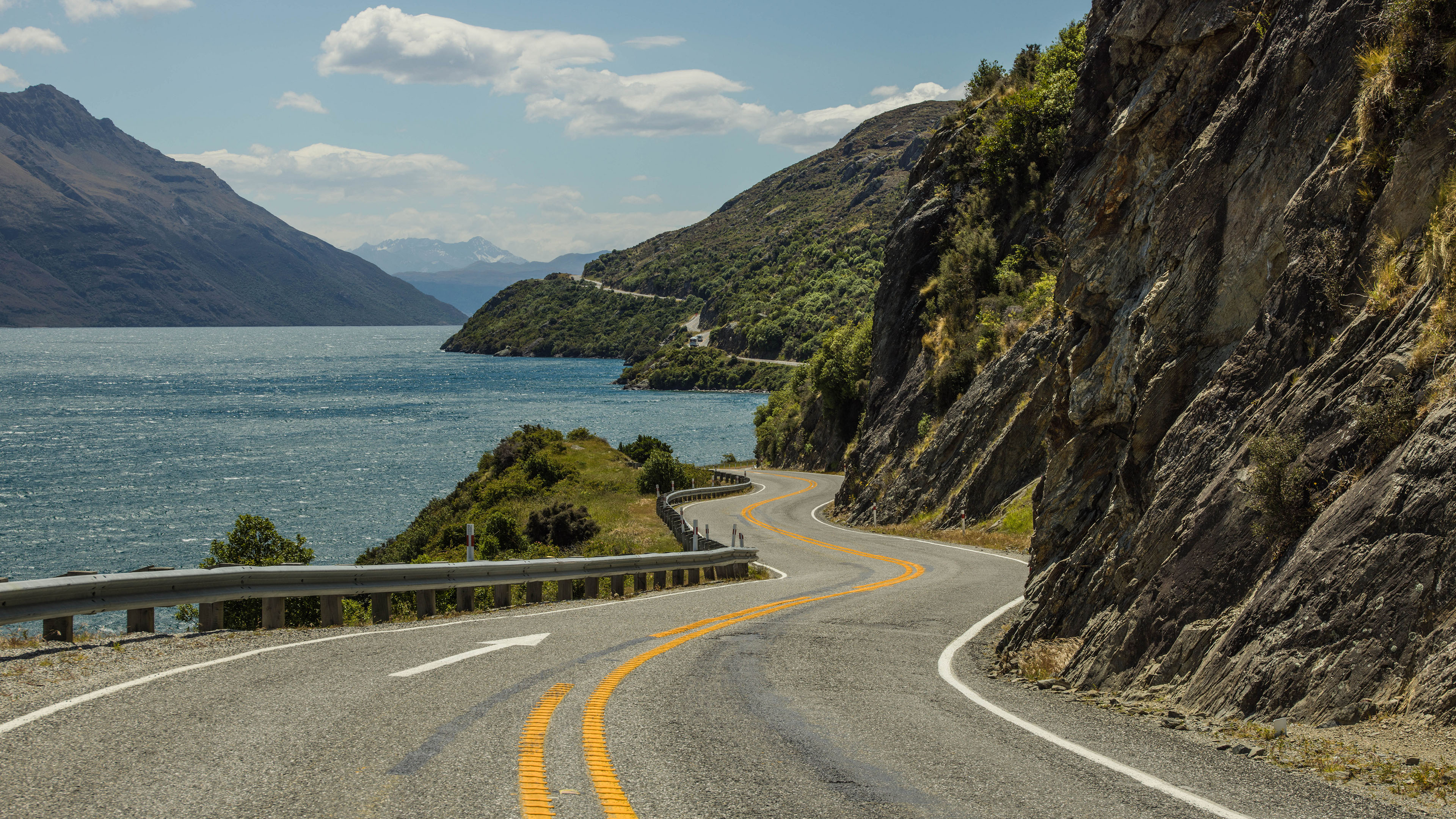 海洋天堂,新西兰,公路,海岛