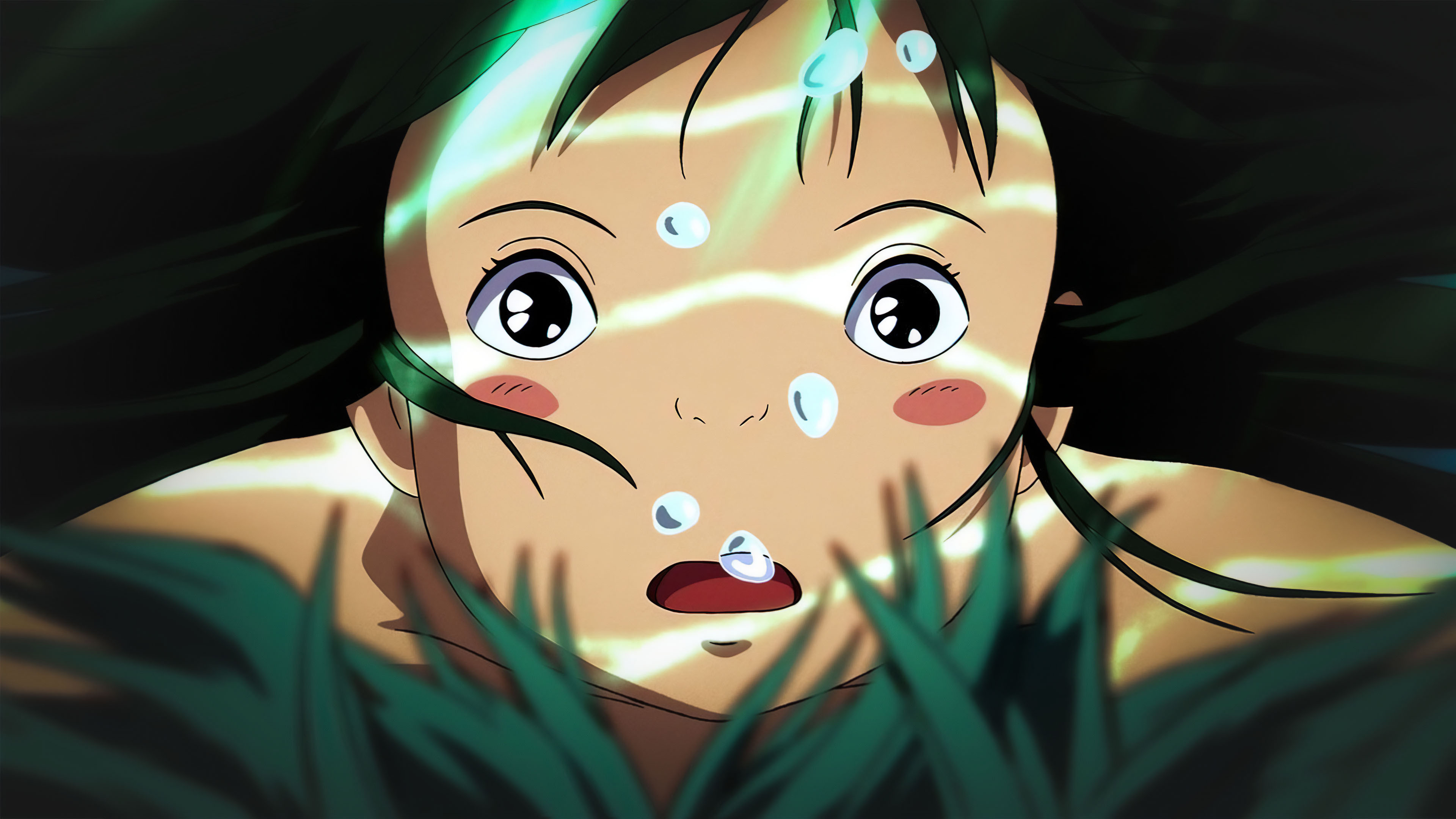 宫崎骏,千与千寻,女孩,水下