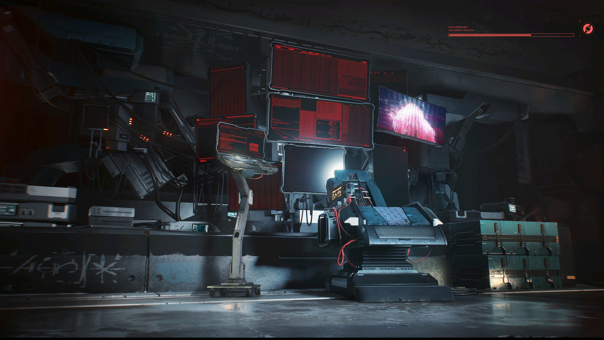 主机游戏,赛破朋克,控制室,监控