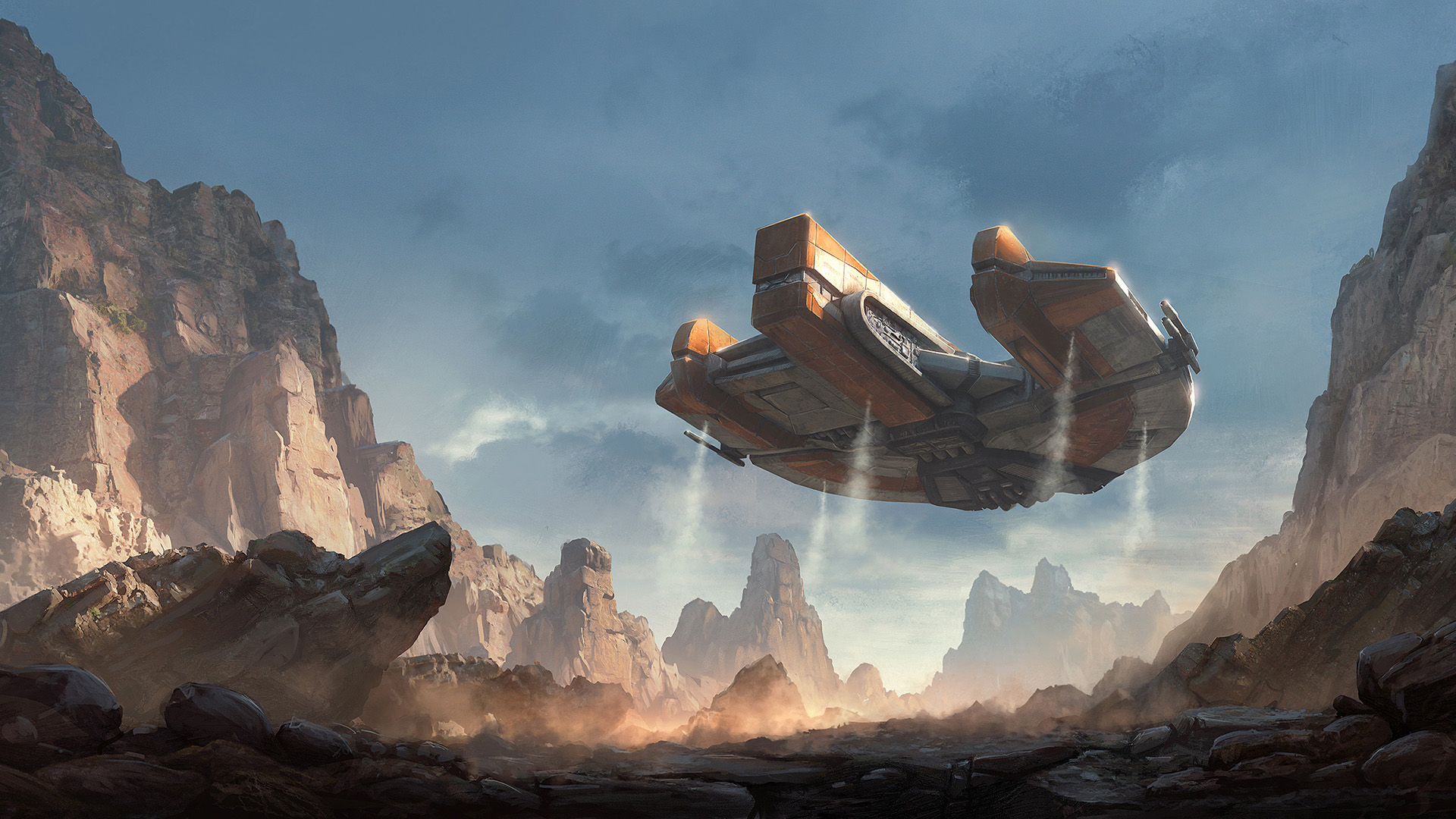 主机游戏,飞船,起飞,外星球